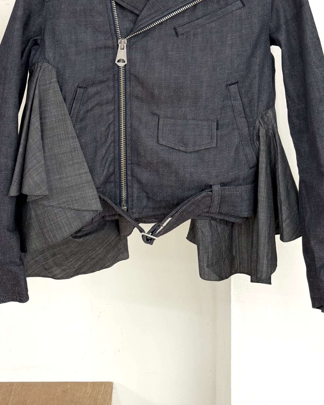 파세타즘 데님 러플 자켓  상품이미지5