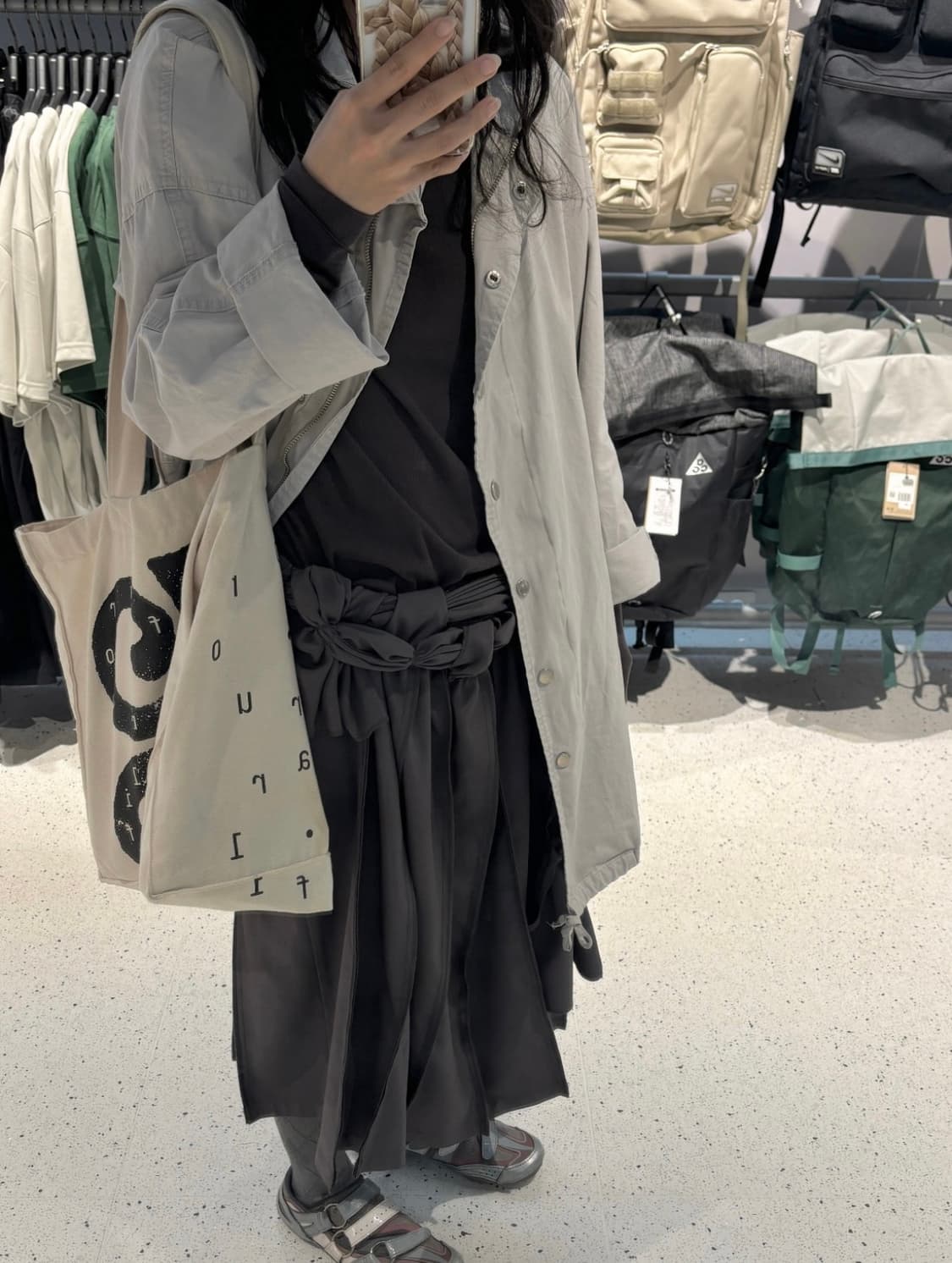 sankofa puella reversal entwine skirt 상품이미지3