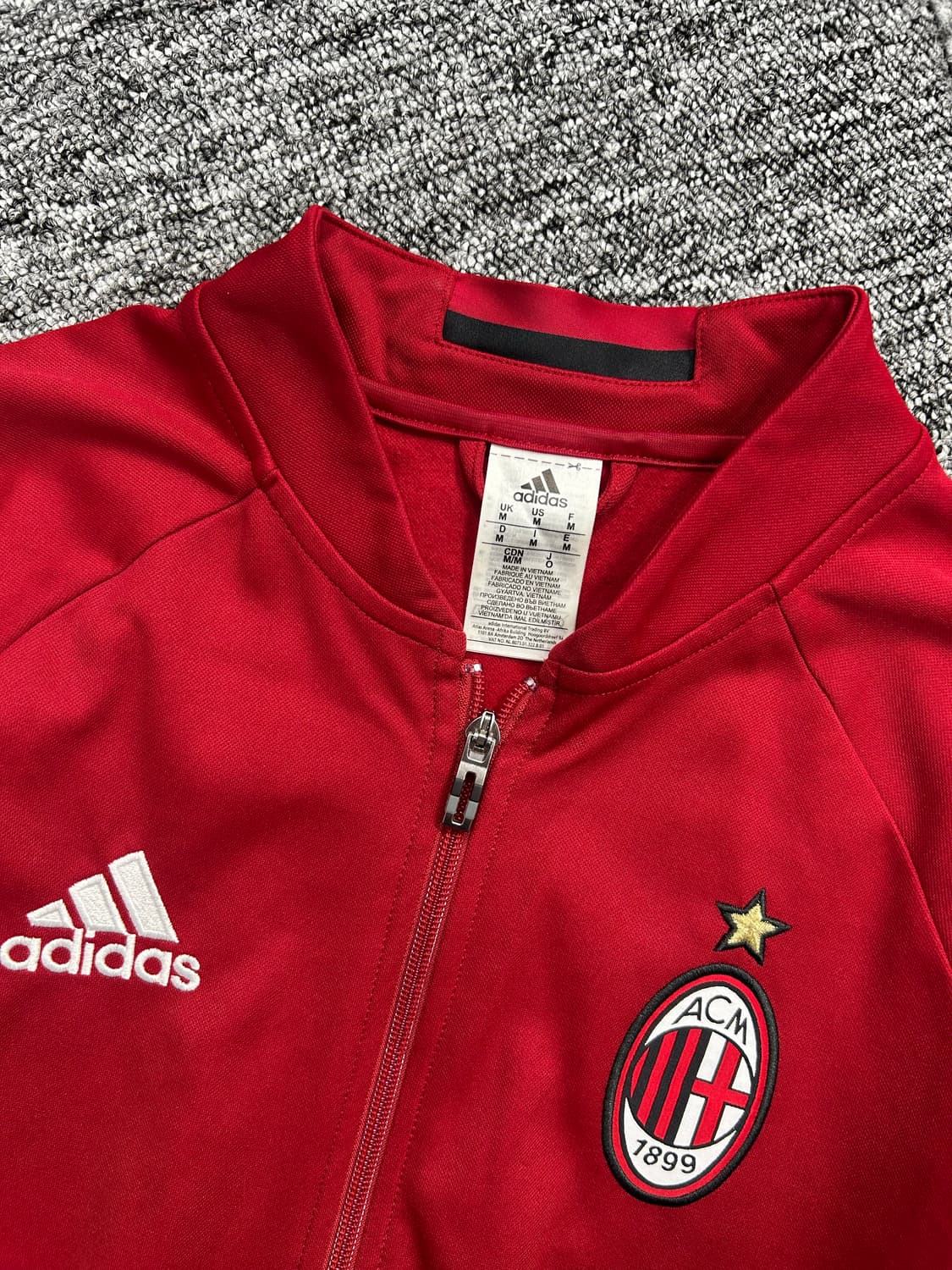 아디다스 AC 밀란 레드 트랙탑 져지 M 상품이미지5