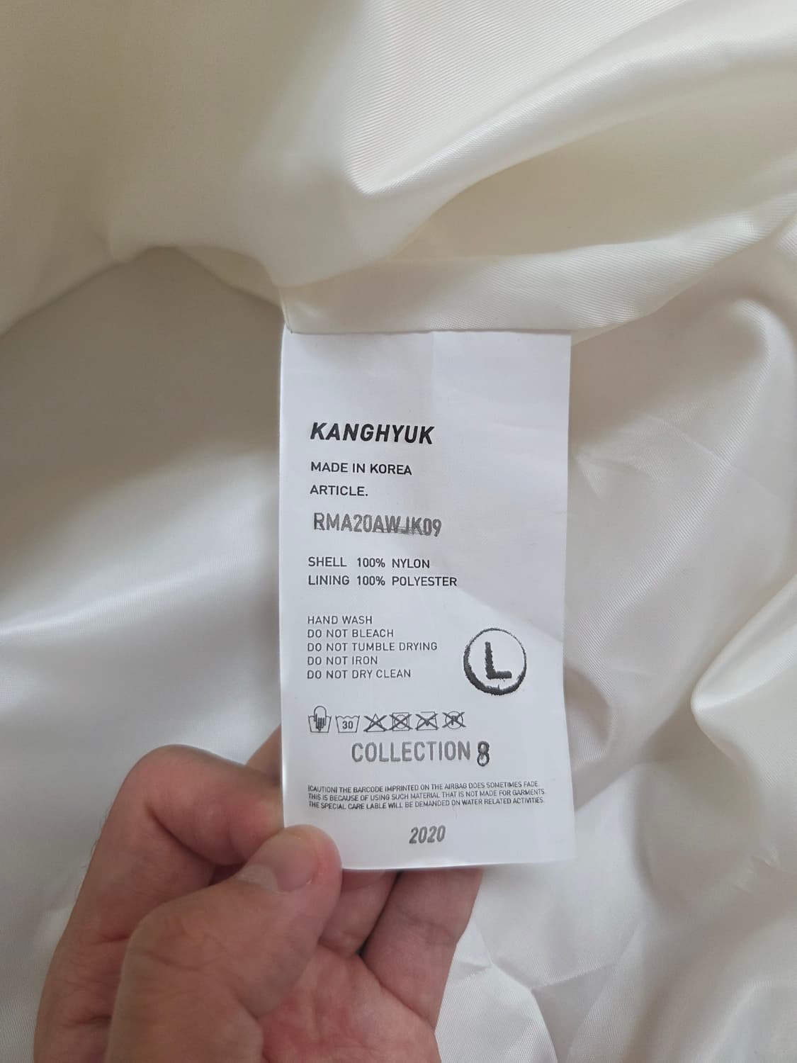 강혁 에어백 피쉬테일 파카 새제품 L사이즈 상품이미지6