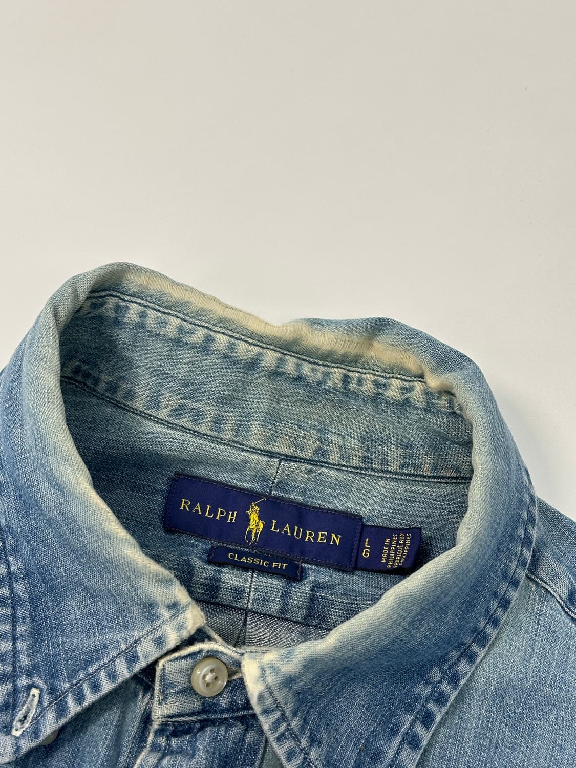 폴로 샴브레이 신형 셔츠  상품이미지6