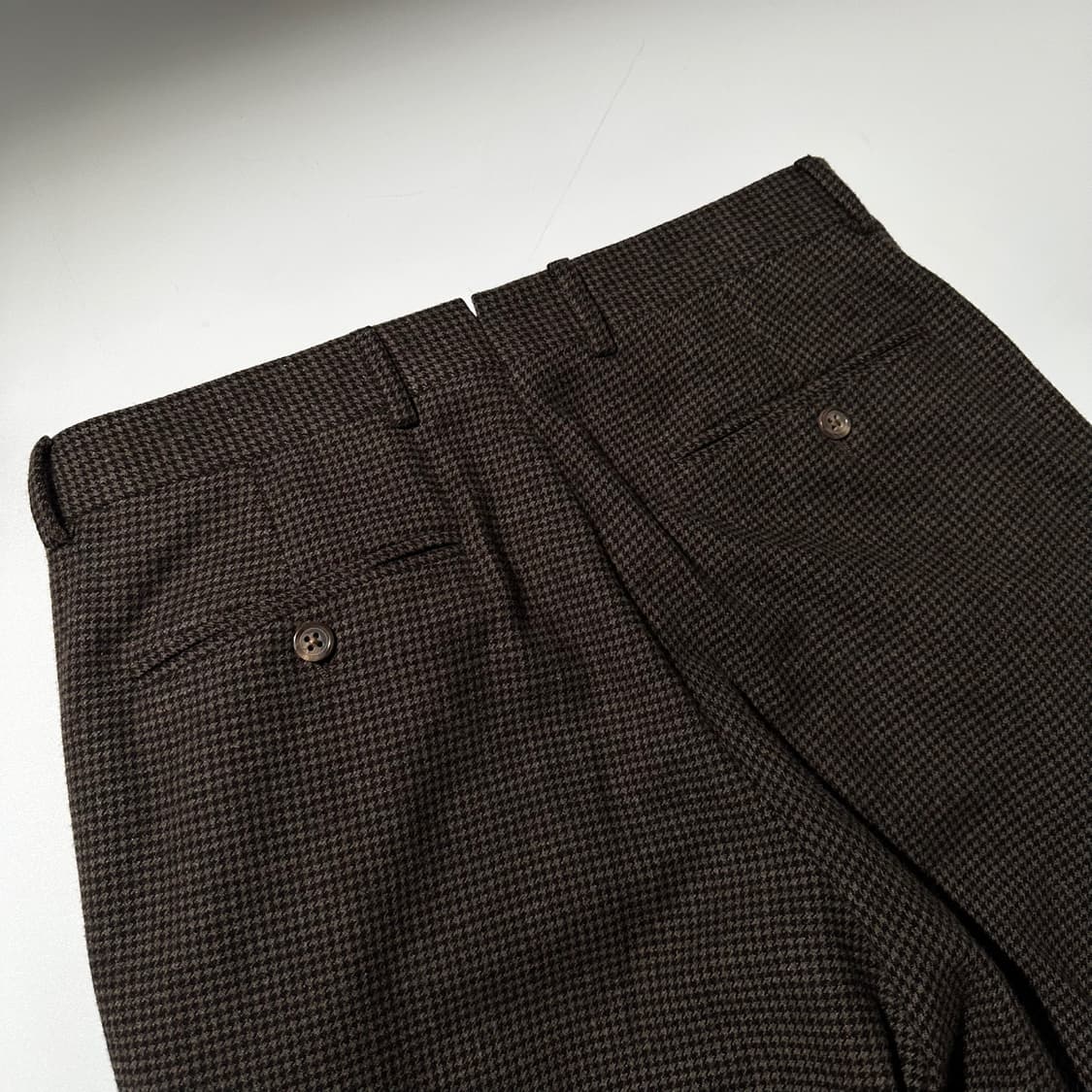 폴로 랄프로렌 이태리 메이드 하운드 투스 체크 울 트라우저 슬랙스 상품이미지5