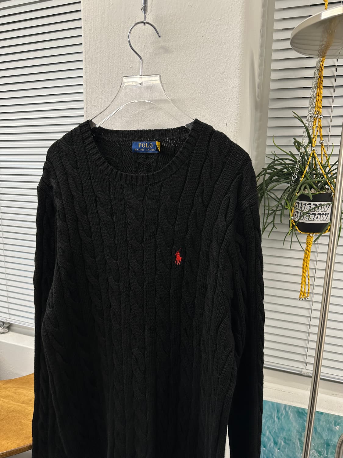 폴로랄프로렌 케이블 니트 신형큐알버전 상품이미지2