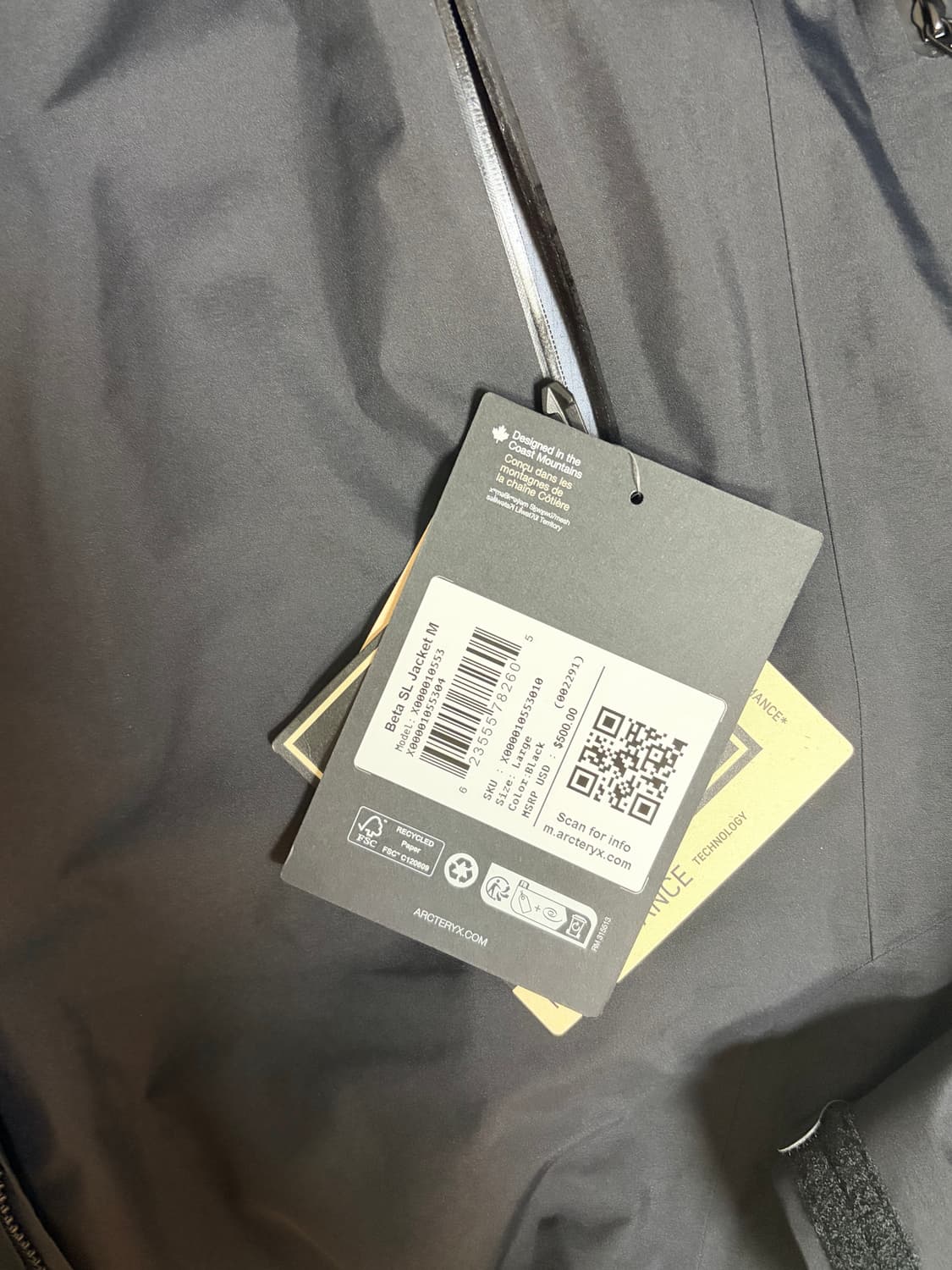 아크테릭스 베타 SL L블랙 상품이미지3