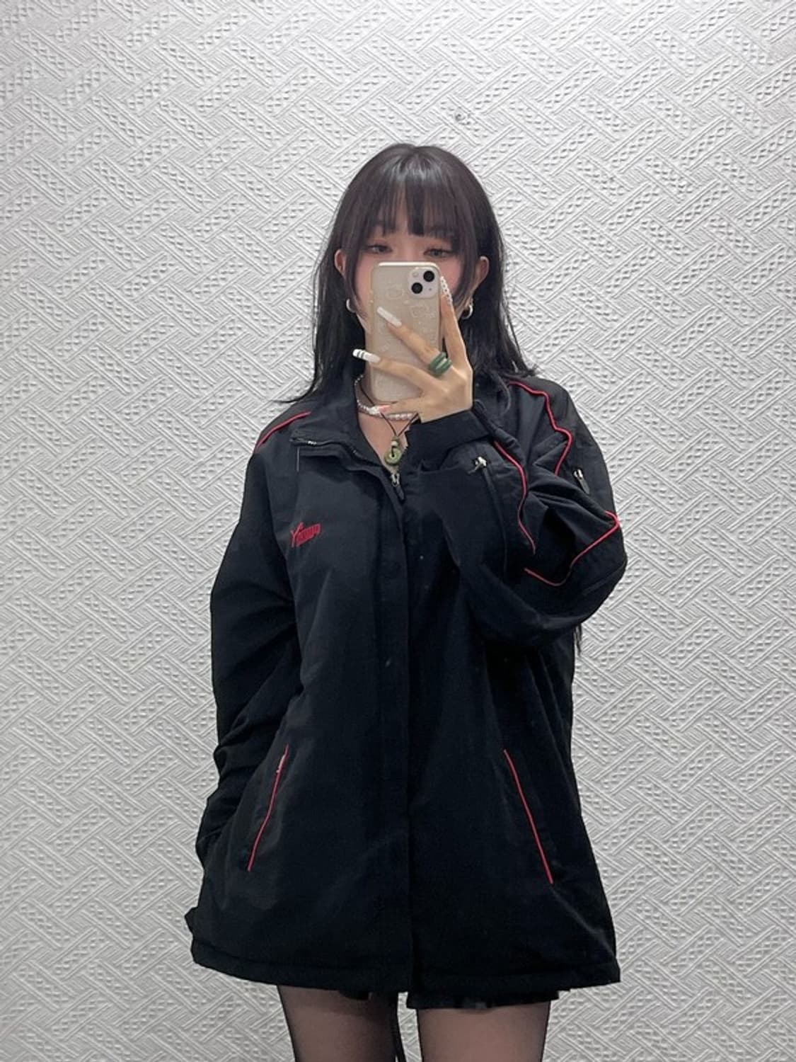 푸마 올드스쿨 캐주얼 빈티지 오버핏 바람막이 자켓 110 C11035 상품이미지2