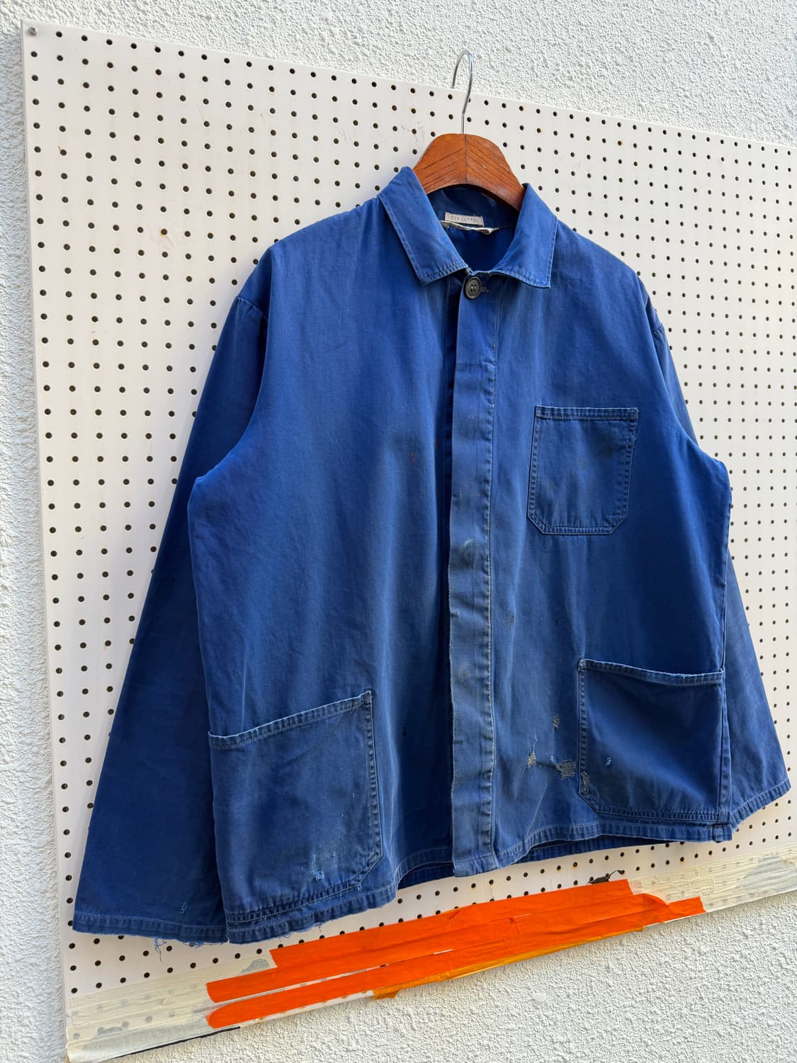 FADED WASHED BLUE REPAIR OLD 프렌치워크자켓 상품이미지4