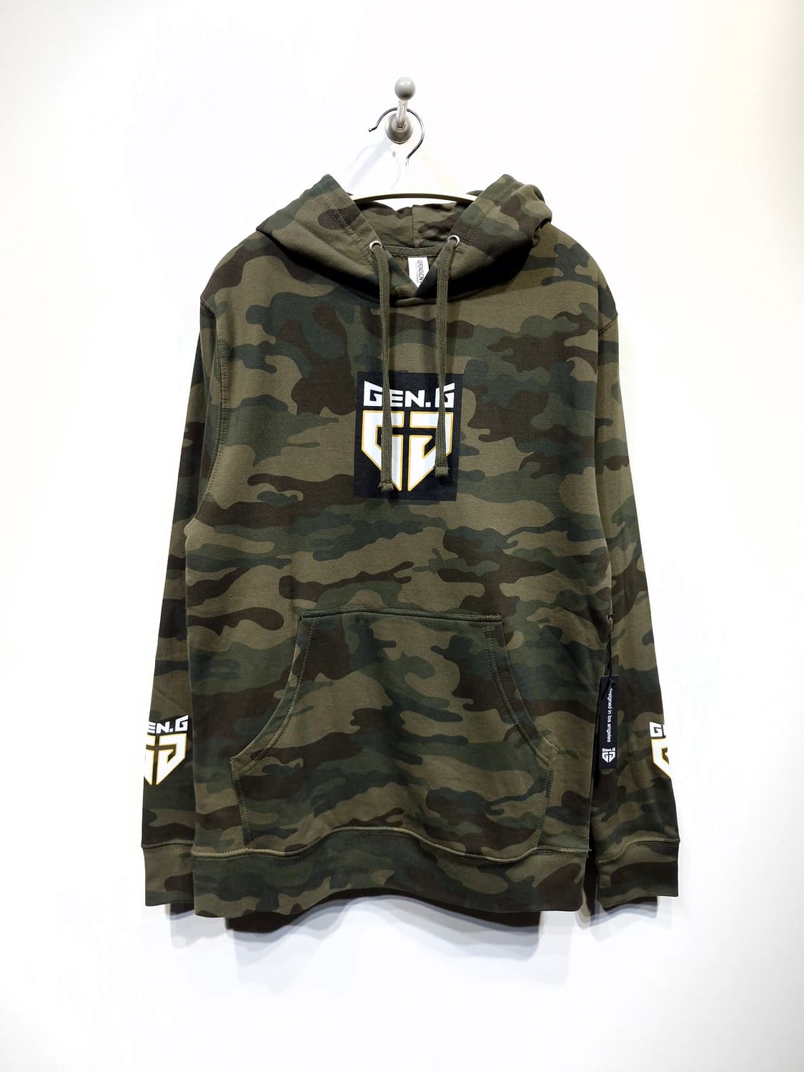 [새상품]LCK 롤 젠지 카모 후드티 상품이미지2