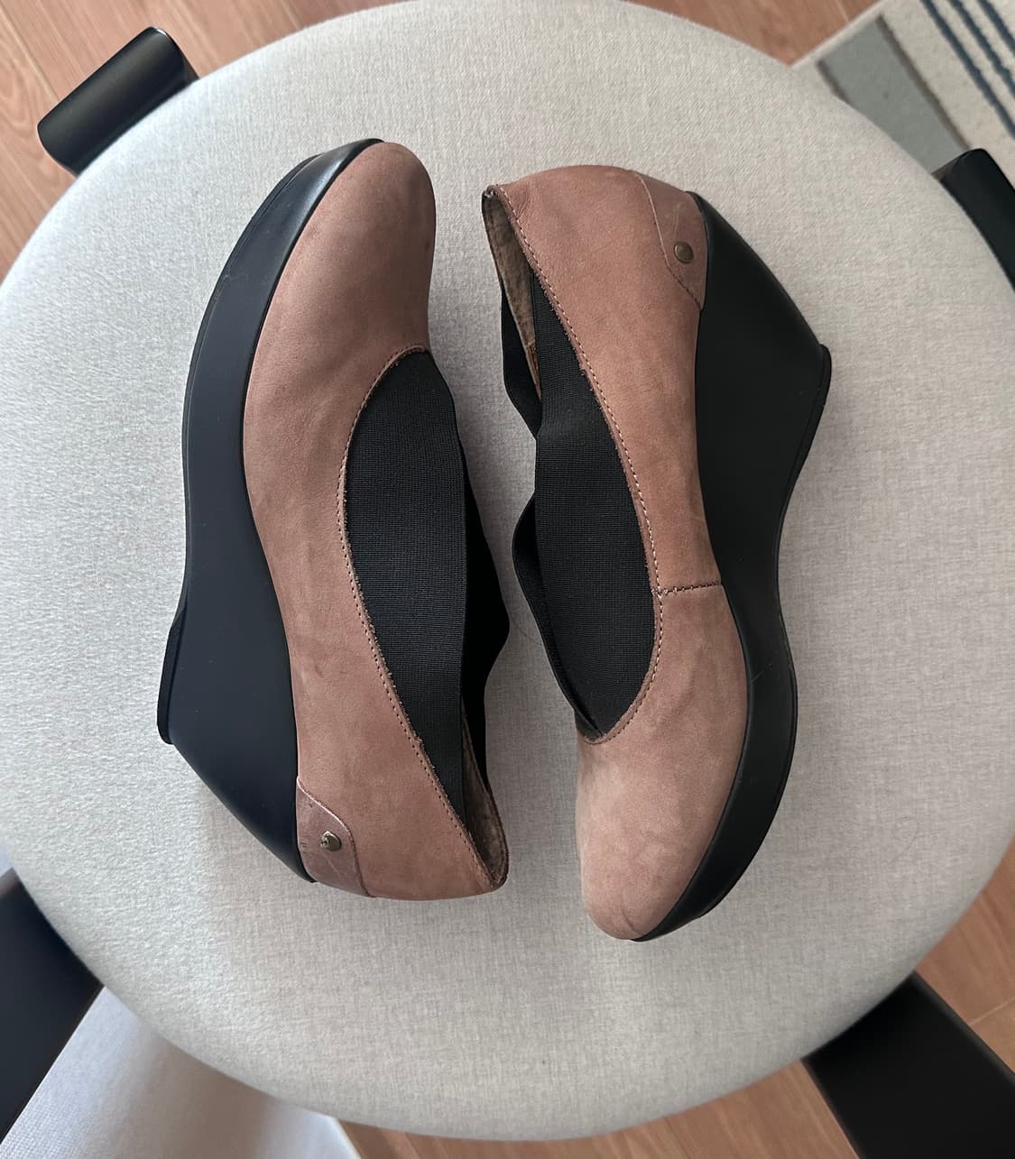 Lilimill 스웨이드 웨지힐 상품이미지3