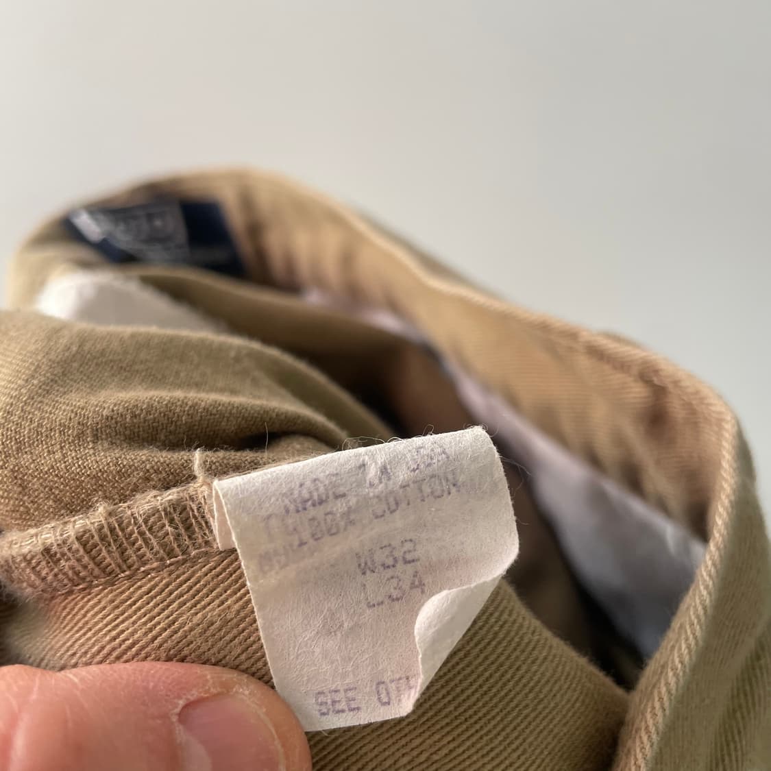 90s 폴로랄프로렌 투턱 치노팬츠 USA 상품이미지10