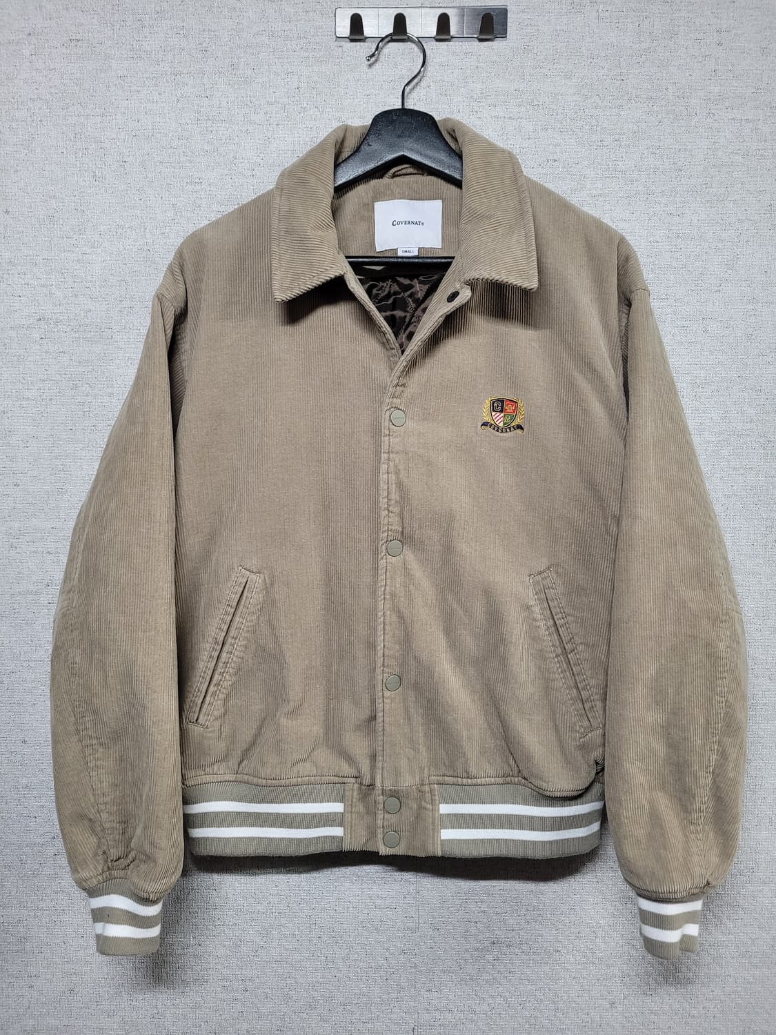 커버낫 월계관 코듀로이 패딩 자켓 (여성오버핏) 상품이미지1