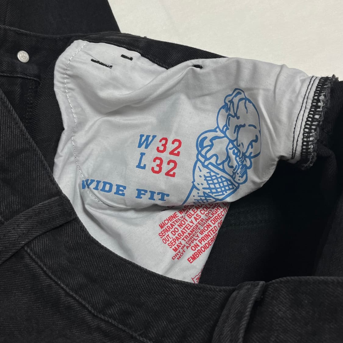 [30,32]빌리어네어 보이즈 클럽 25ss 러닝 도그 데님 팬츠 상품이미지4