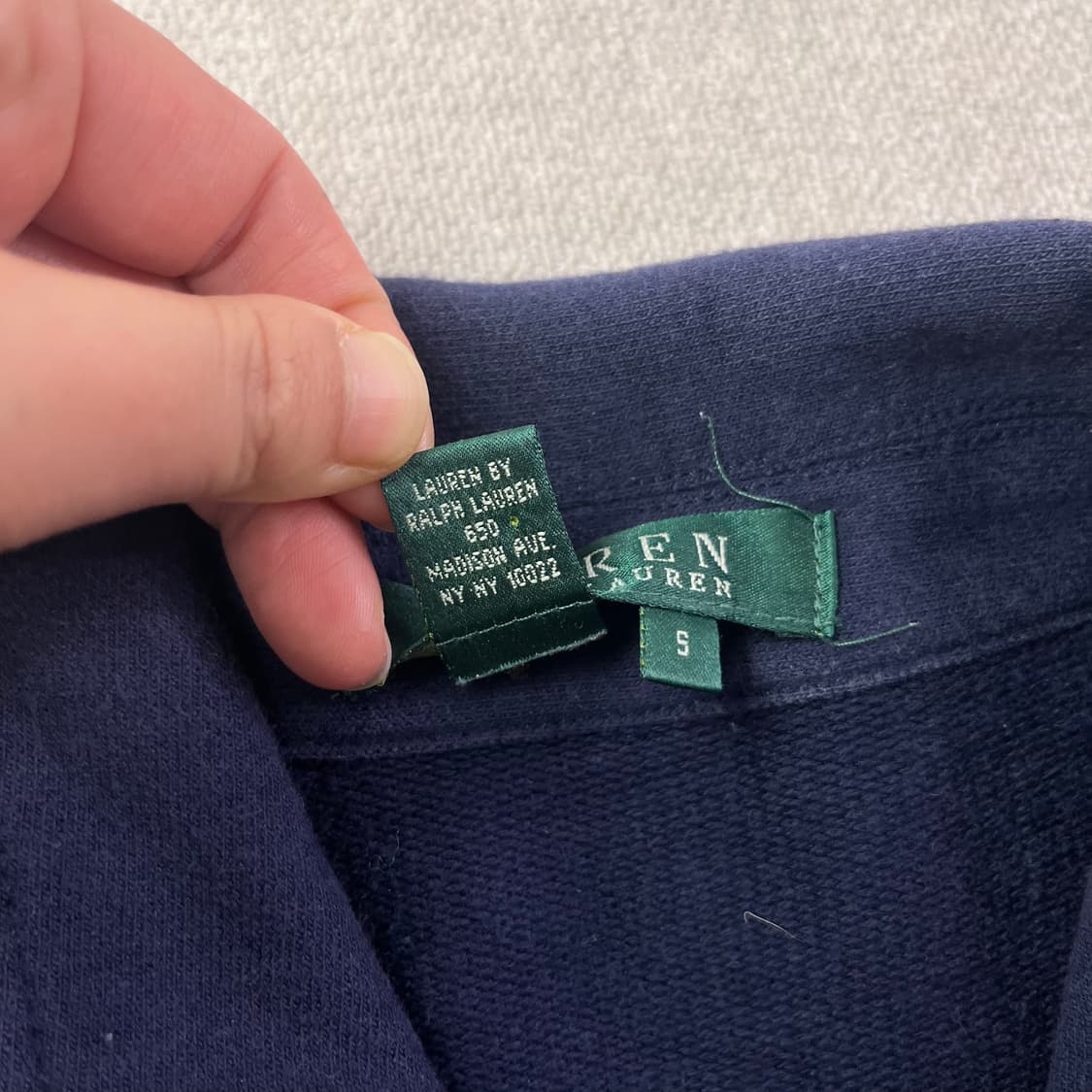 W 95 폴로랄프로렌 코튼 웨스턴 네이비 자켓 상품이미지3