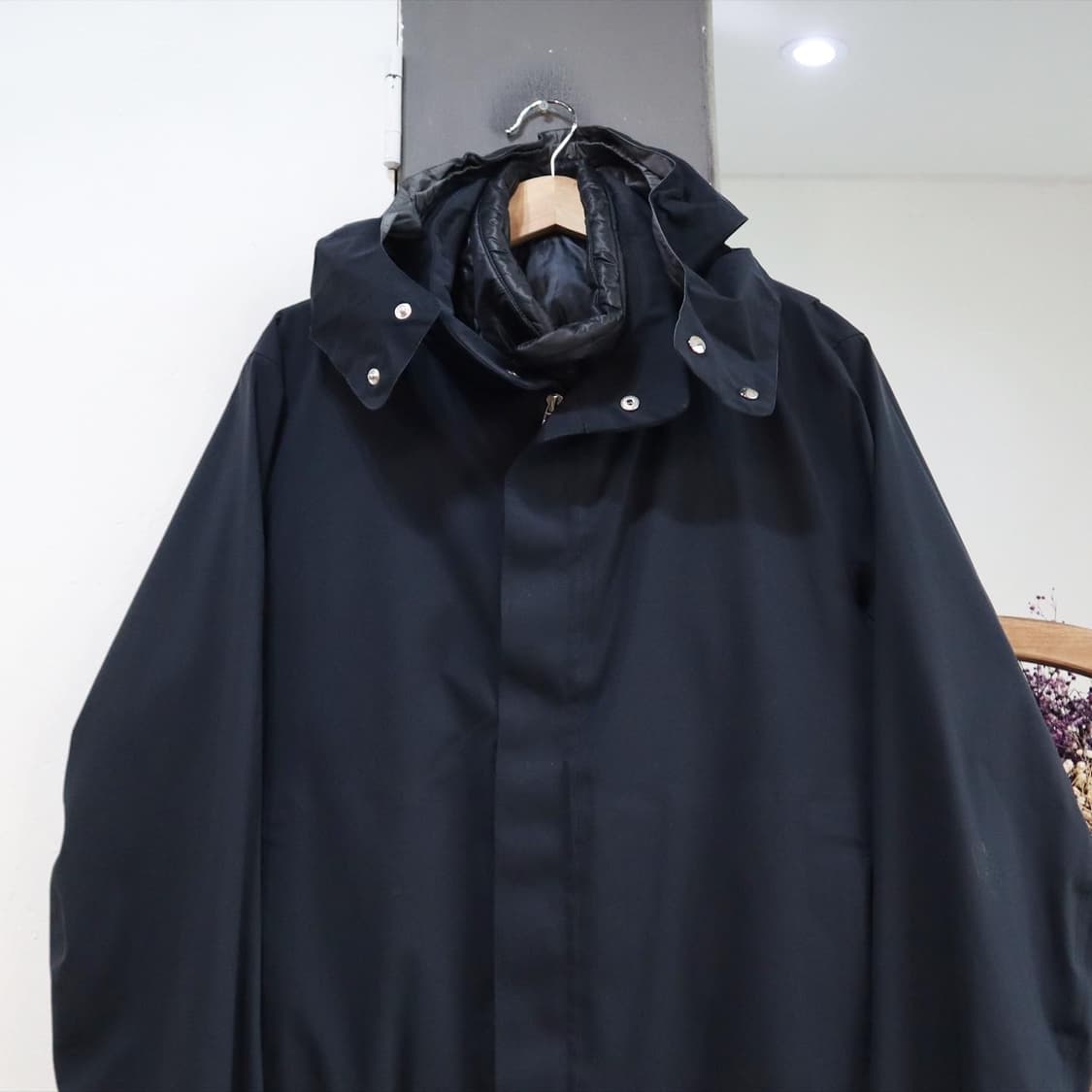 에르메스 블랙 폴리쉘 자켓 상품이미지2