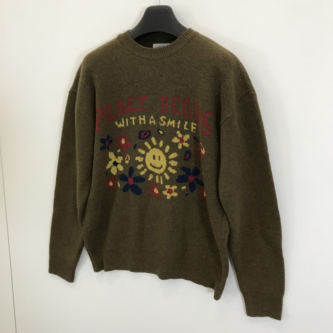 빅웨이브 울 캐시미어 스마일 니트 [XL] 상품이미지2