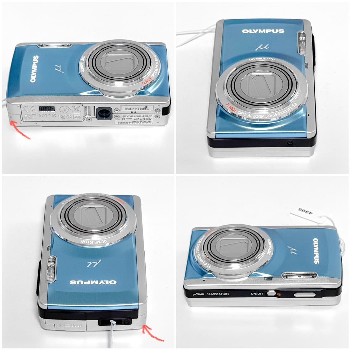 올림푸스 뮤 7040 베이비블루 빈티지디카 상품이미지3