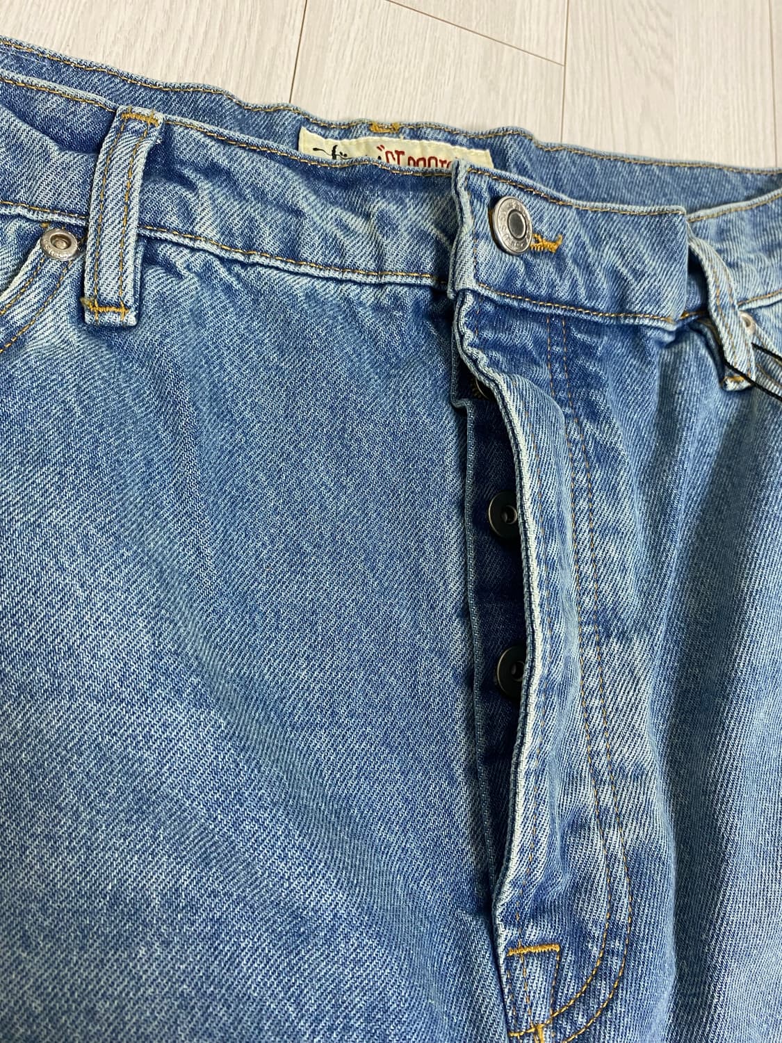 STUSSY CLASSIC JEAN DENIM WASHED BLUE 상품이미지4