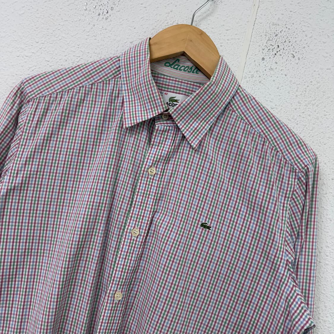 [100] 라코스테 잔체크 드레스 셔츠 남방 1816 상품이미지3