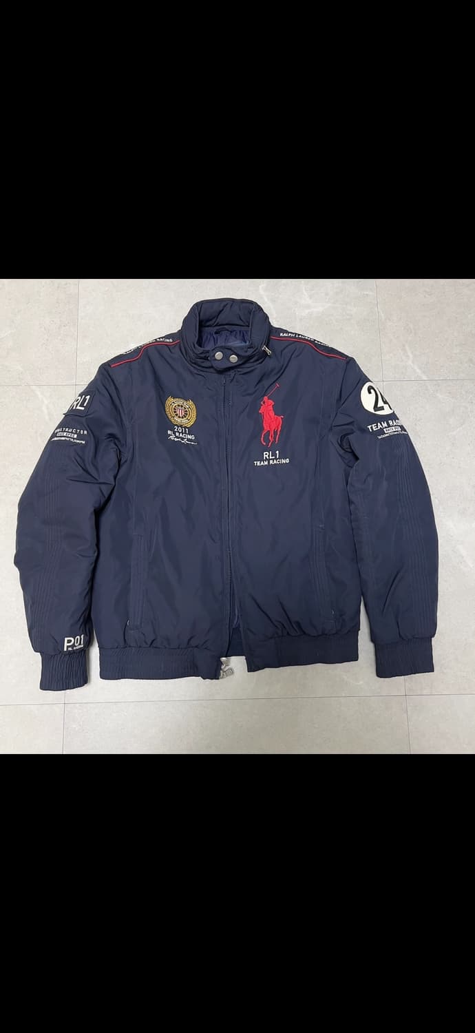 폴로 USA 레이싱팀 패딩점퍼자켓 네이비 L 상품이미지1