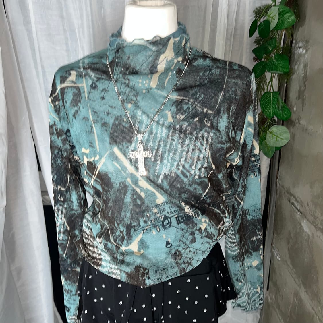 고스펑크 레이어드 롱슬리브 상품이미지3