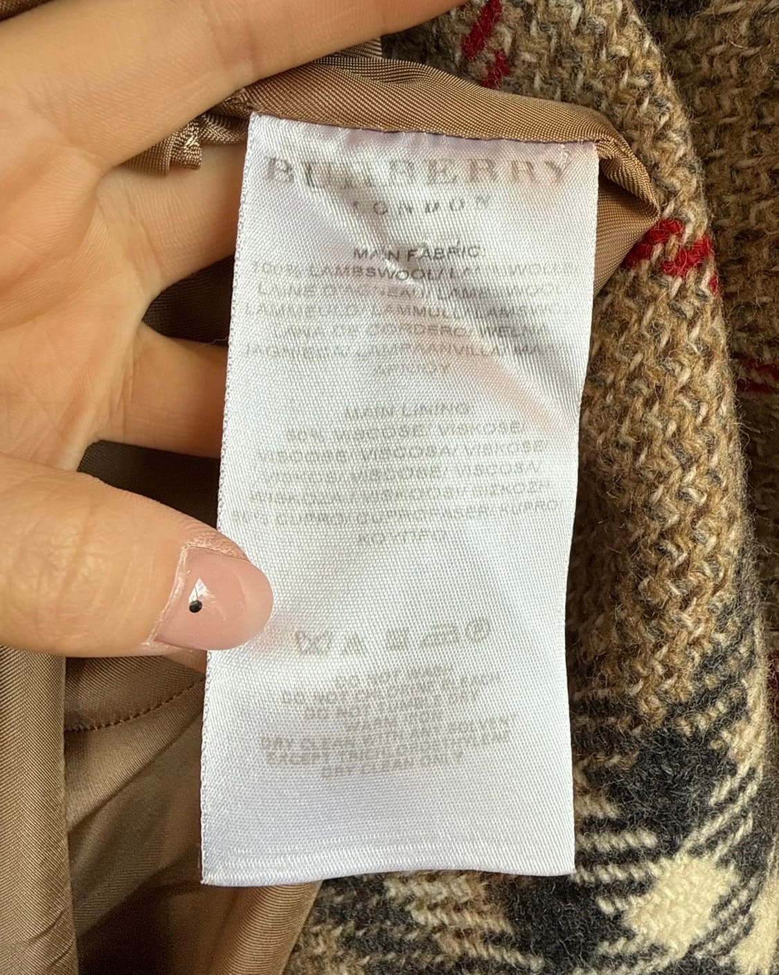 버버리 브라운 노바체크 울 코트  상품이미지9