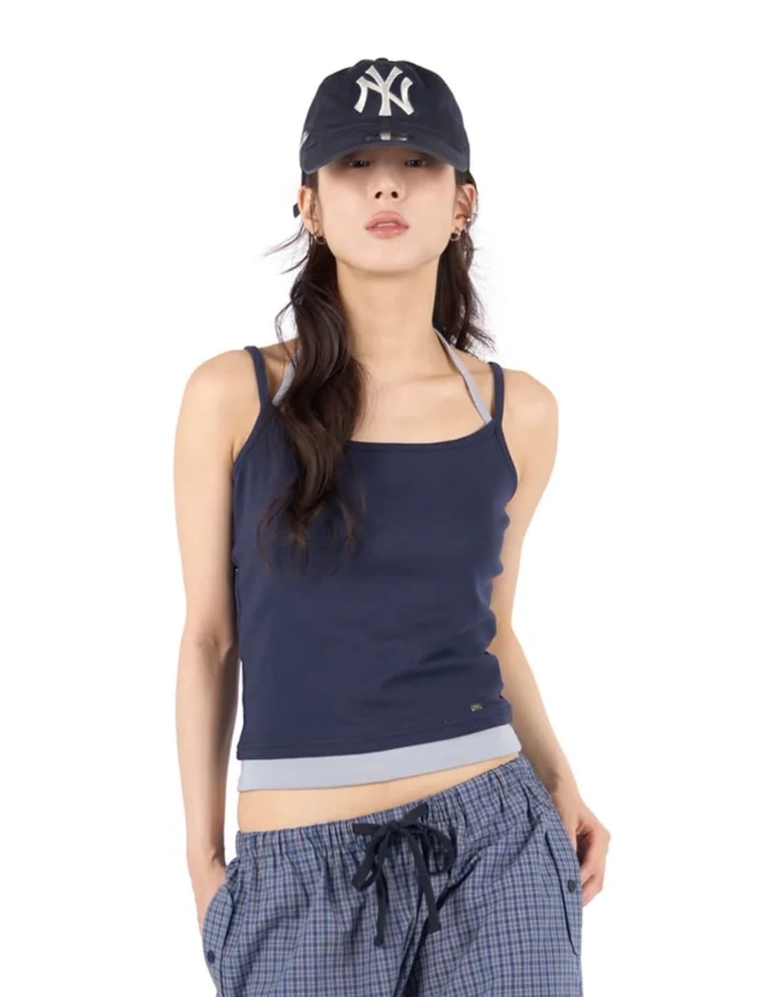 릿킴 와이드넥 티 + 레이어드 나시 상품이미지3
