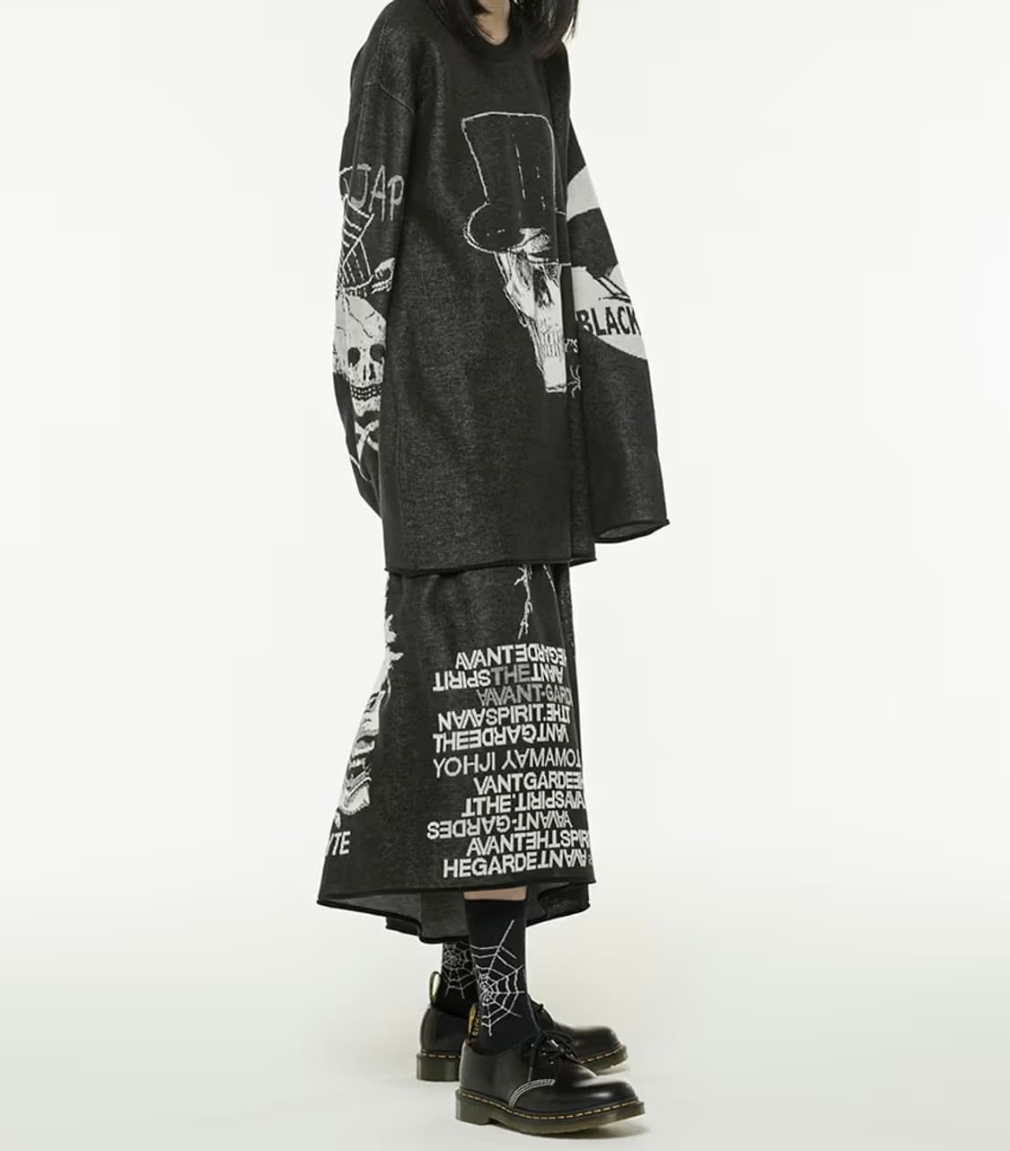 YOHJI YAMAMOTO S'yte skull jacquard knit 상품이미지8