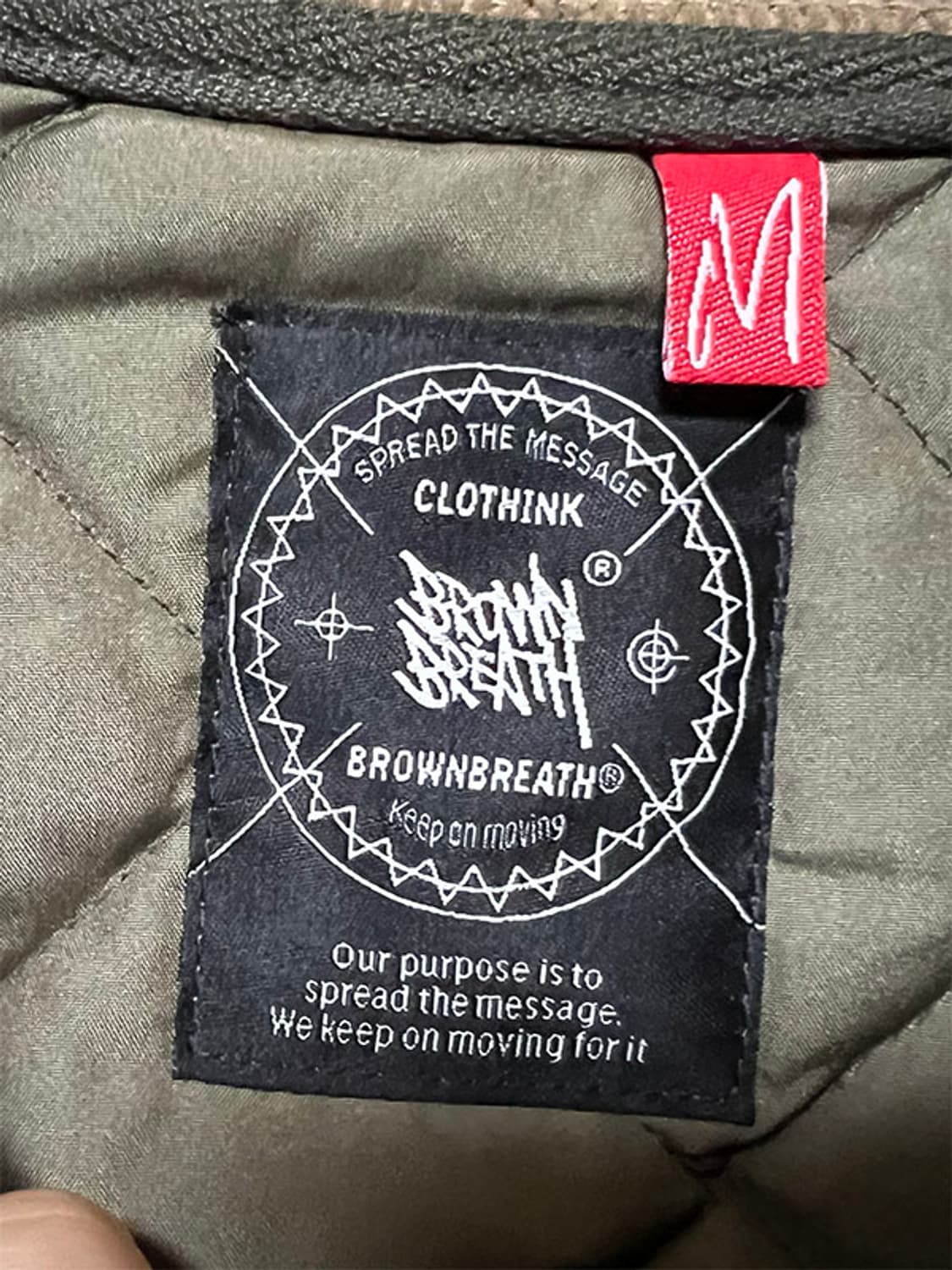 브라운브레스 남자 퀼팅자켓 누빔 추동 캐주얼 M 95  상품이미지3