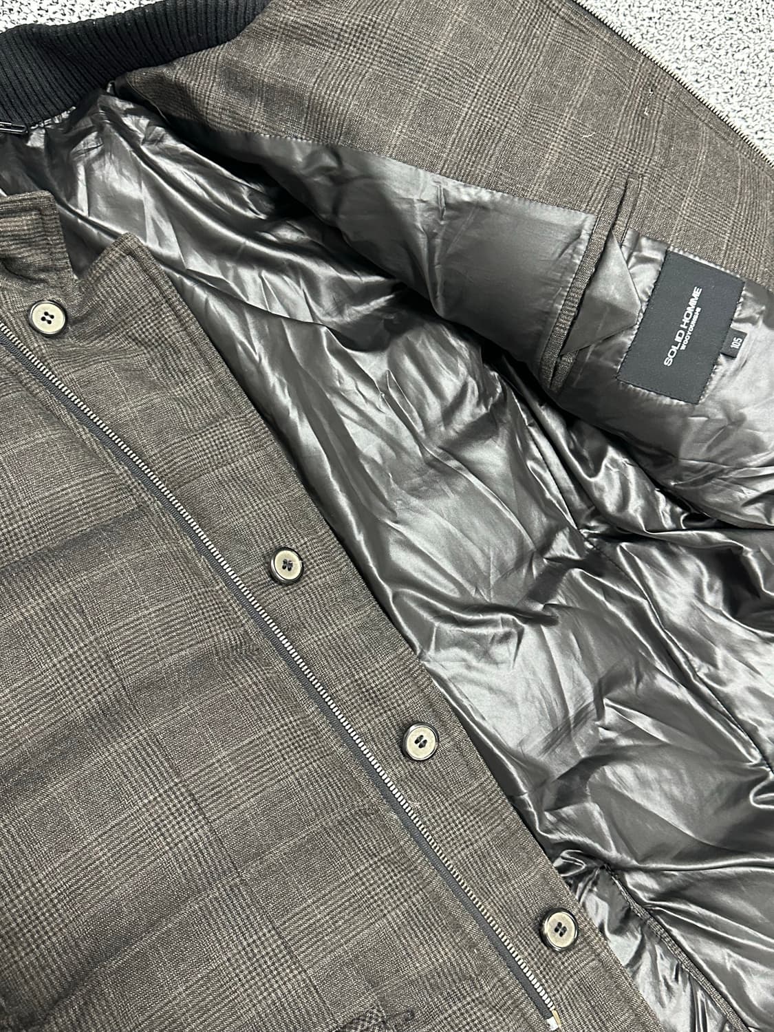 [ 솔리드옴므 ] 정품 / 남성95 / 점퍼 패딩자켓 상품이미지4