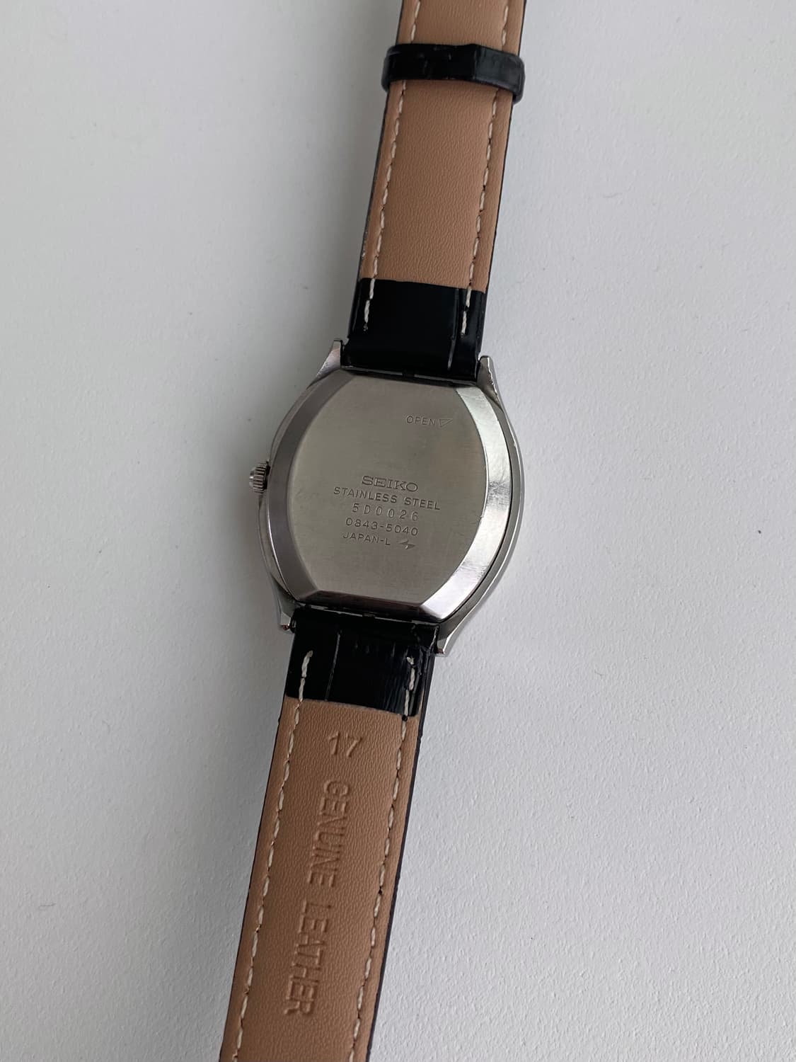 Seiko 세이코 쿼츠 스퀘어 상품이미지3