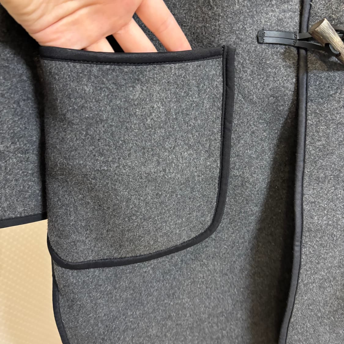 (영국제) 런던 트레디션 그레이 더플 코트 떡볶이 코트 상품이미지5