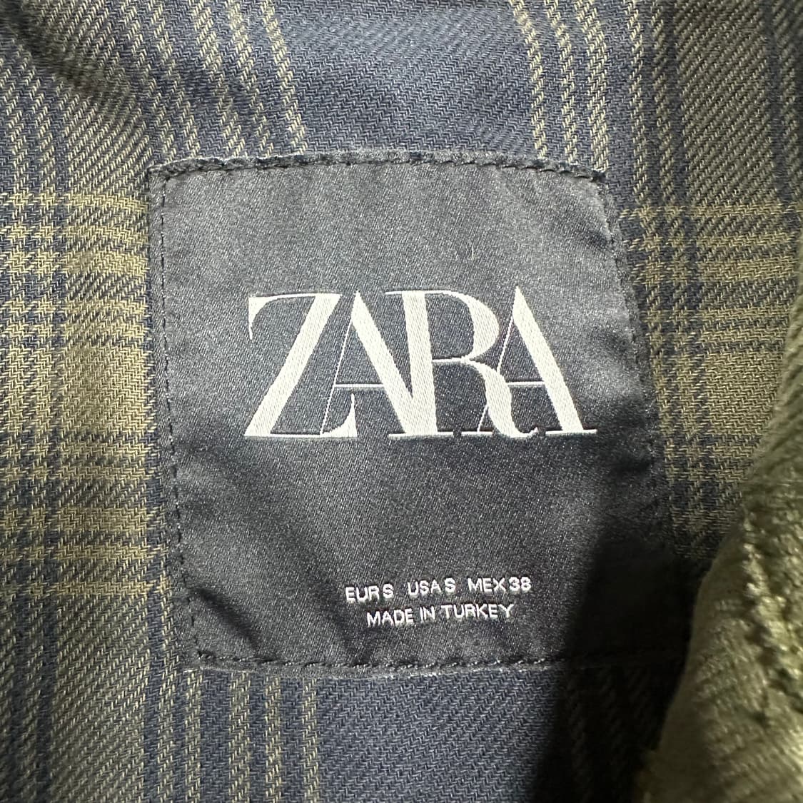 ✨ (만원 빈티지) 자라 코듀로이 카라 초어 워크 자켓  상품이미지3