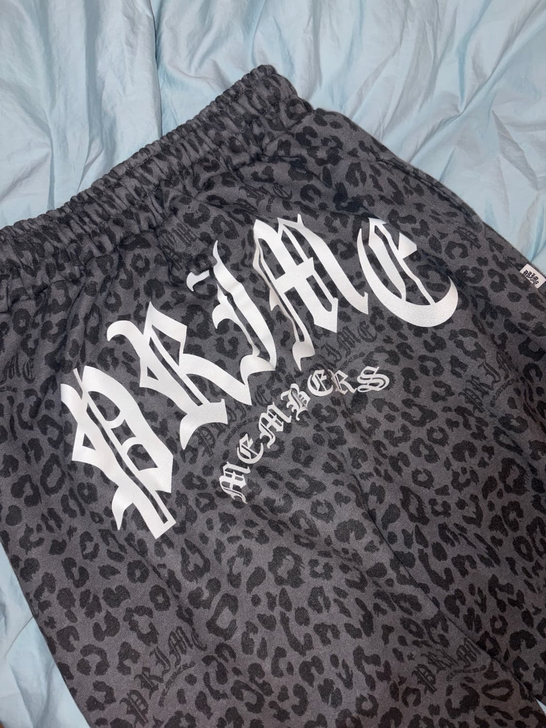 프라임멤버스 레오파드 조거팬츠 안유진 바지 상품이미지2