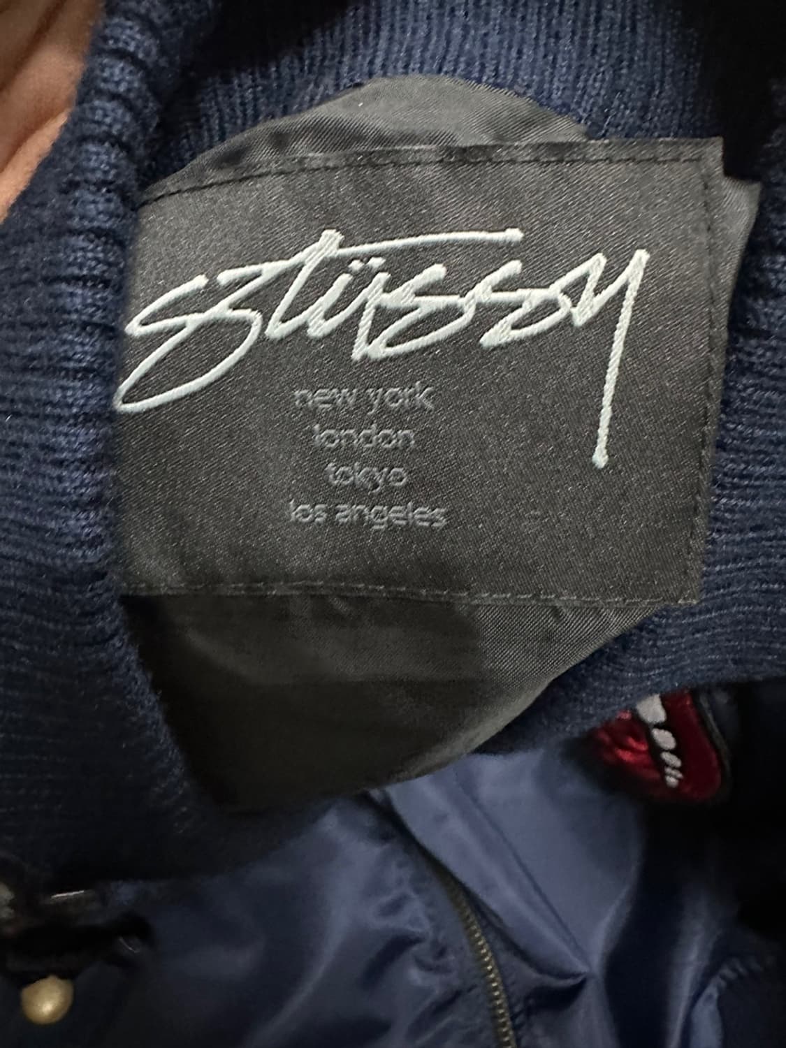 스투시 패치워크 크롭 Ma-1 항공 자켓 상품이미지7