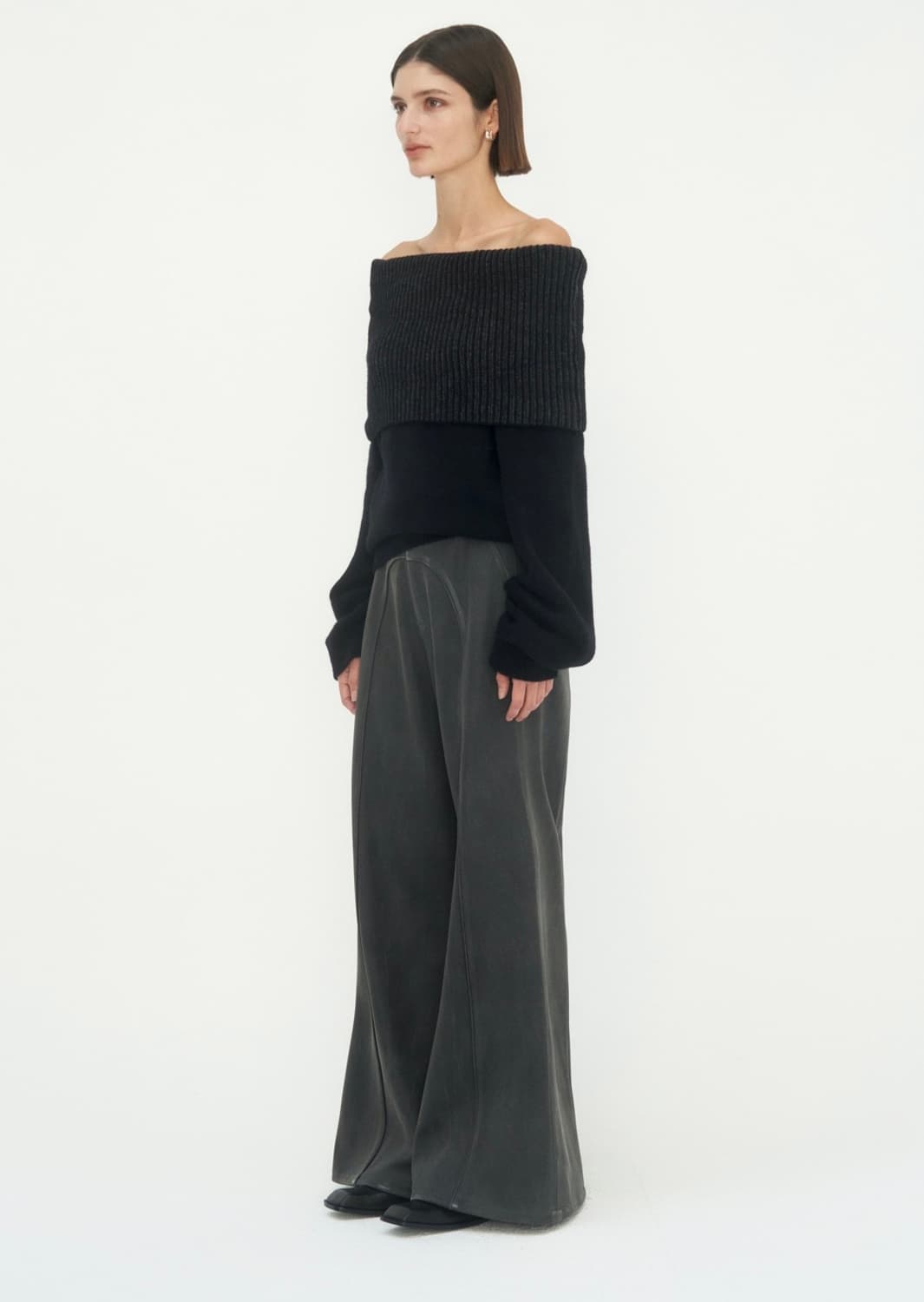 (새상품,풀세트)트리밍버드 스웨이드 셋업 상품이미지4