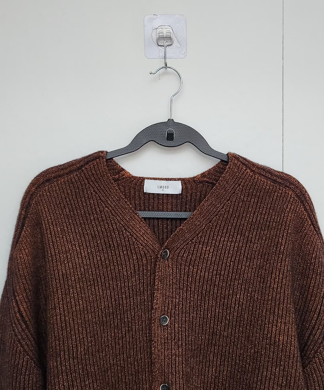 LMOOD 엘무드 95 66 니트가디건 브이넥가디건 크롭가디건 상품이미지7