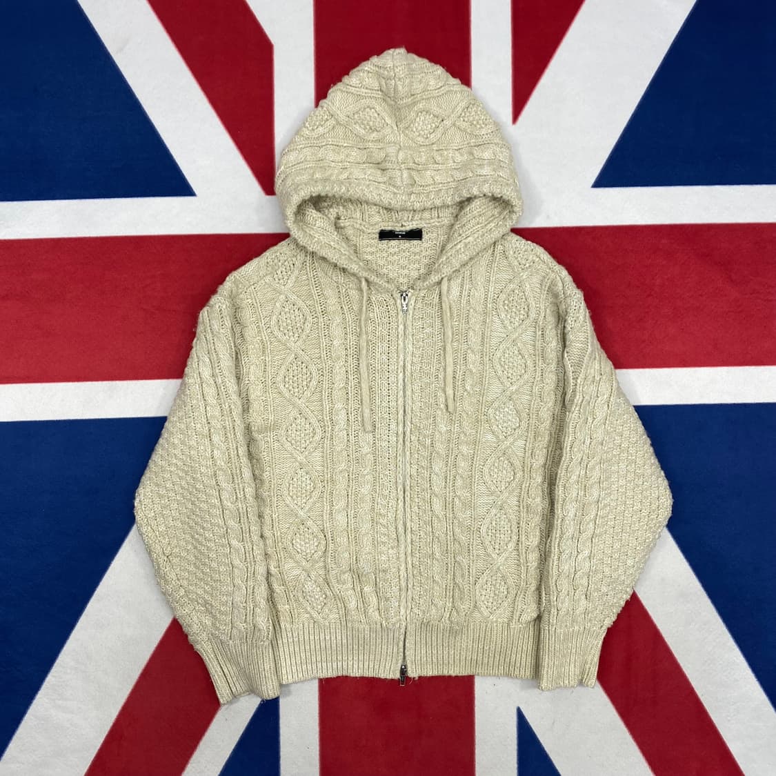 트릴리온 니트 후드집업 XL 상품이미지1