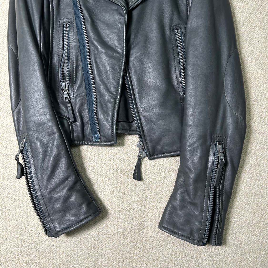 (36) 발렌시아가 가죽 라이더 자켓  상품이미지3