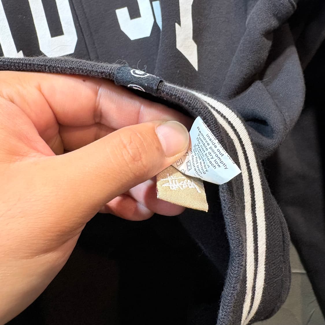 [M] STUSSY 스투시 빈티지 스웻 자켓 상품이미지8