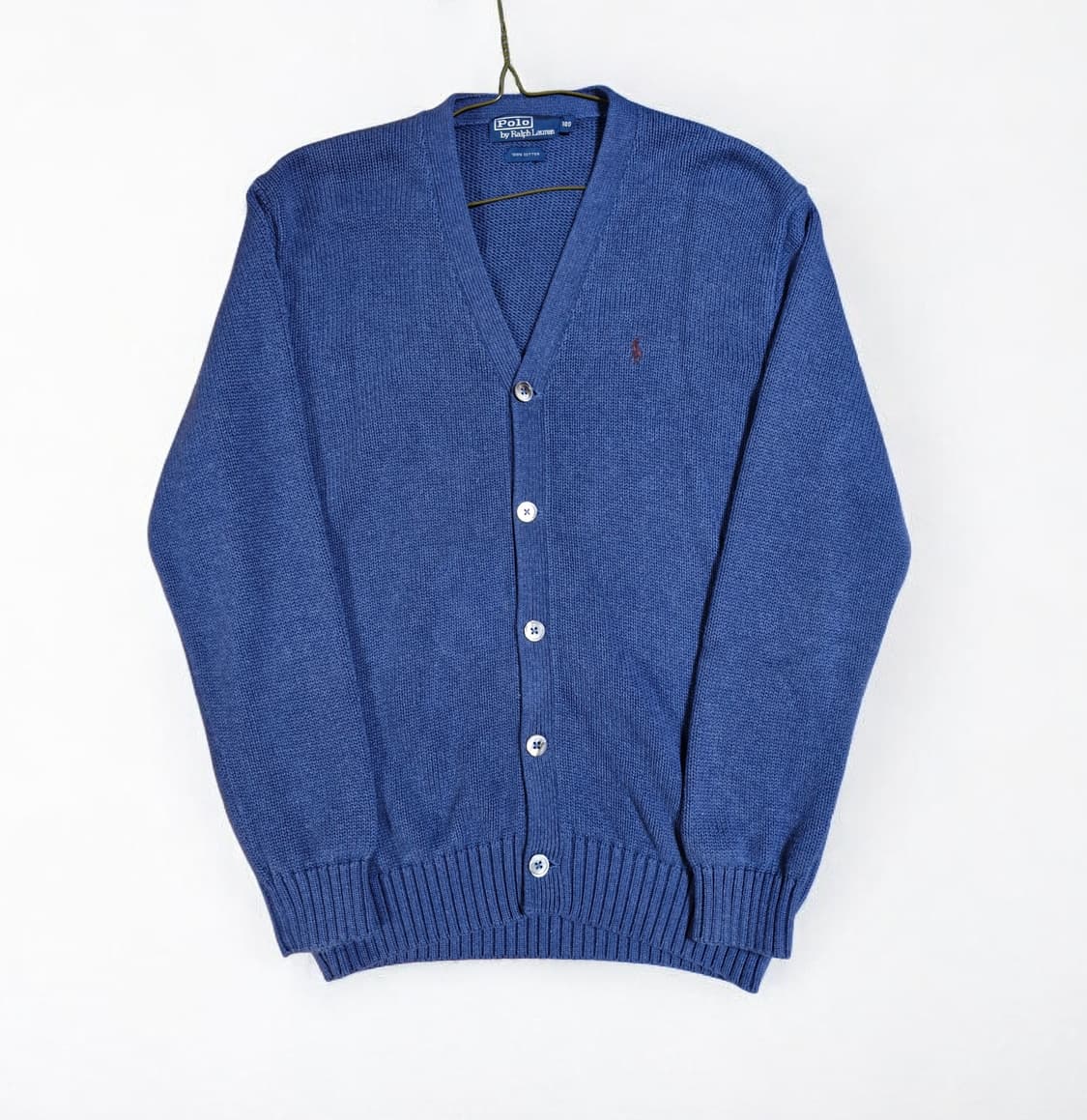 폴로 랄프로렌 코튼 가디건 블루 100 상품이미지1