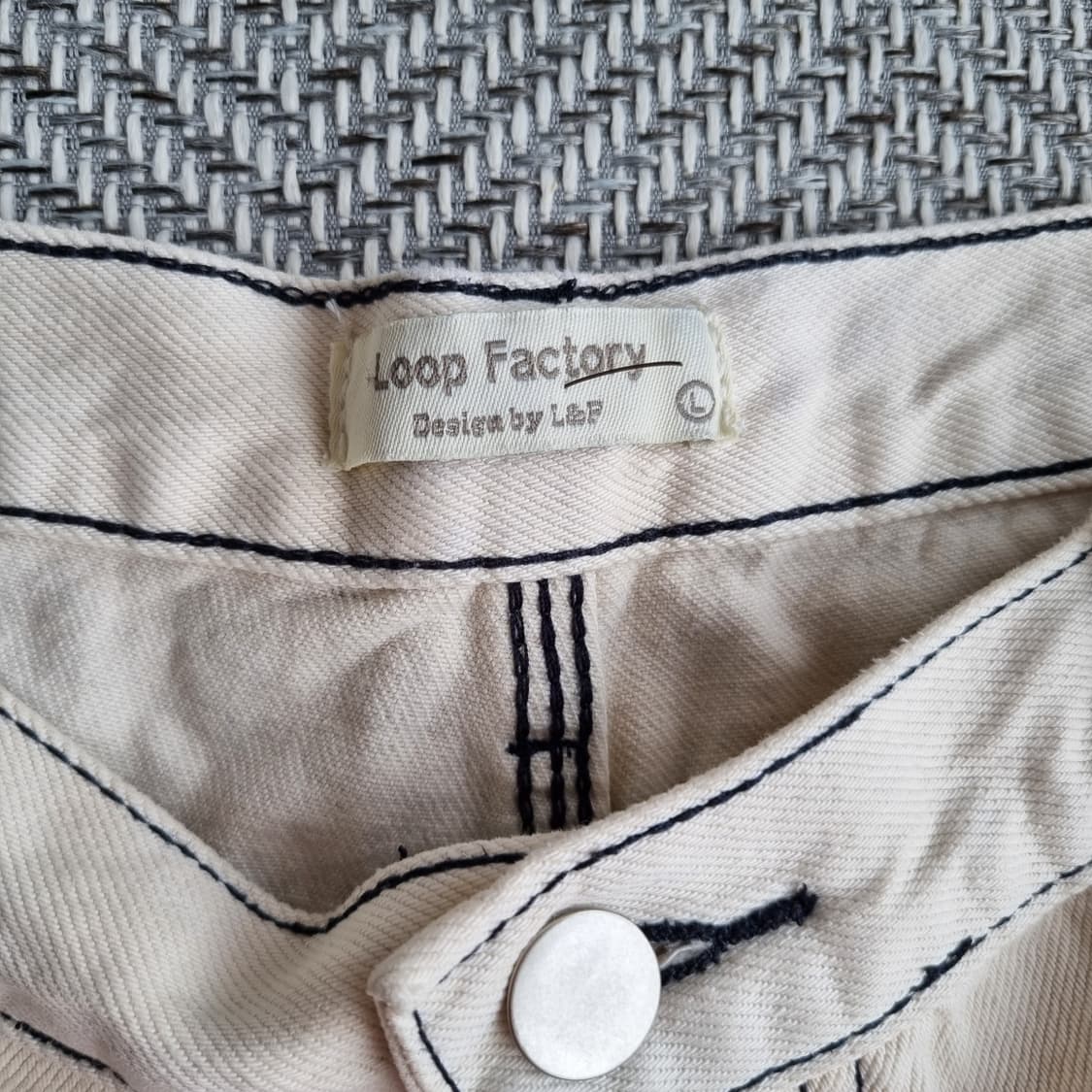 Loop factory 더블니 카펜터 버뮤다 팬츠 상품이미지6