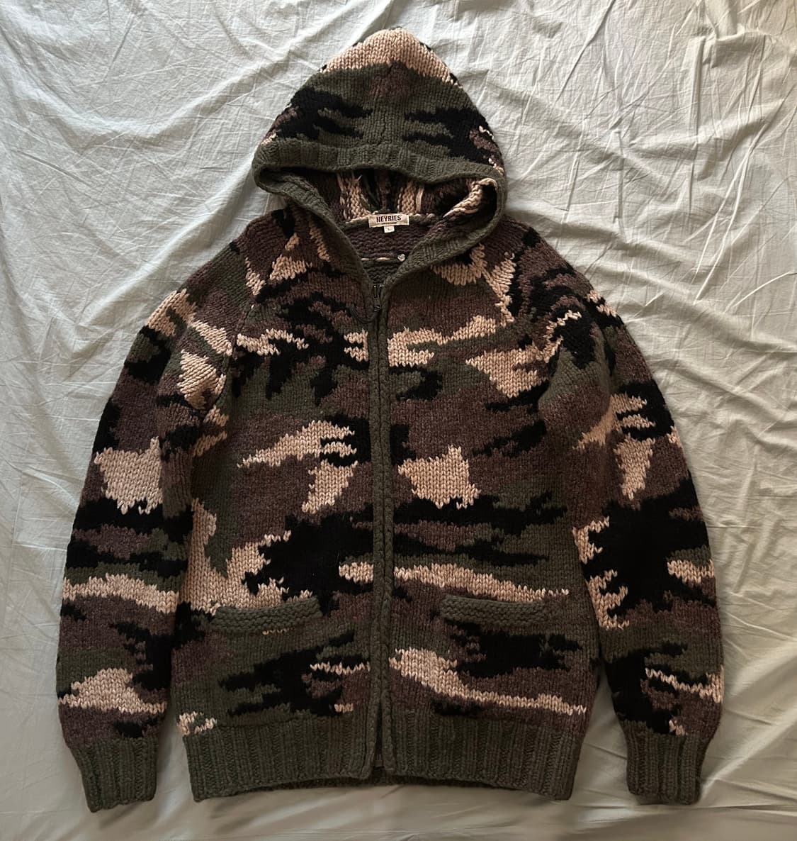 카모 코위찬 후드 가디건 상품이미지1