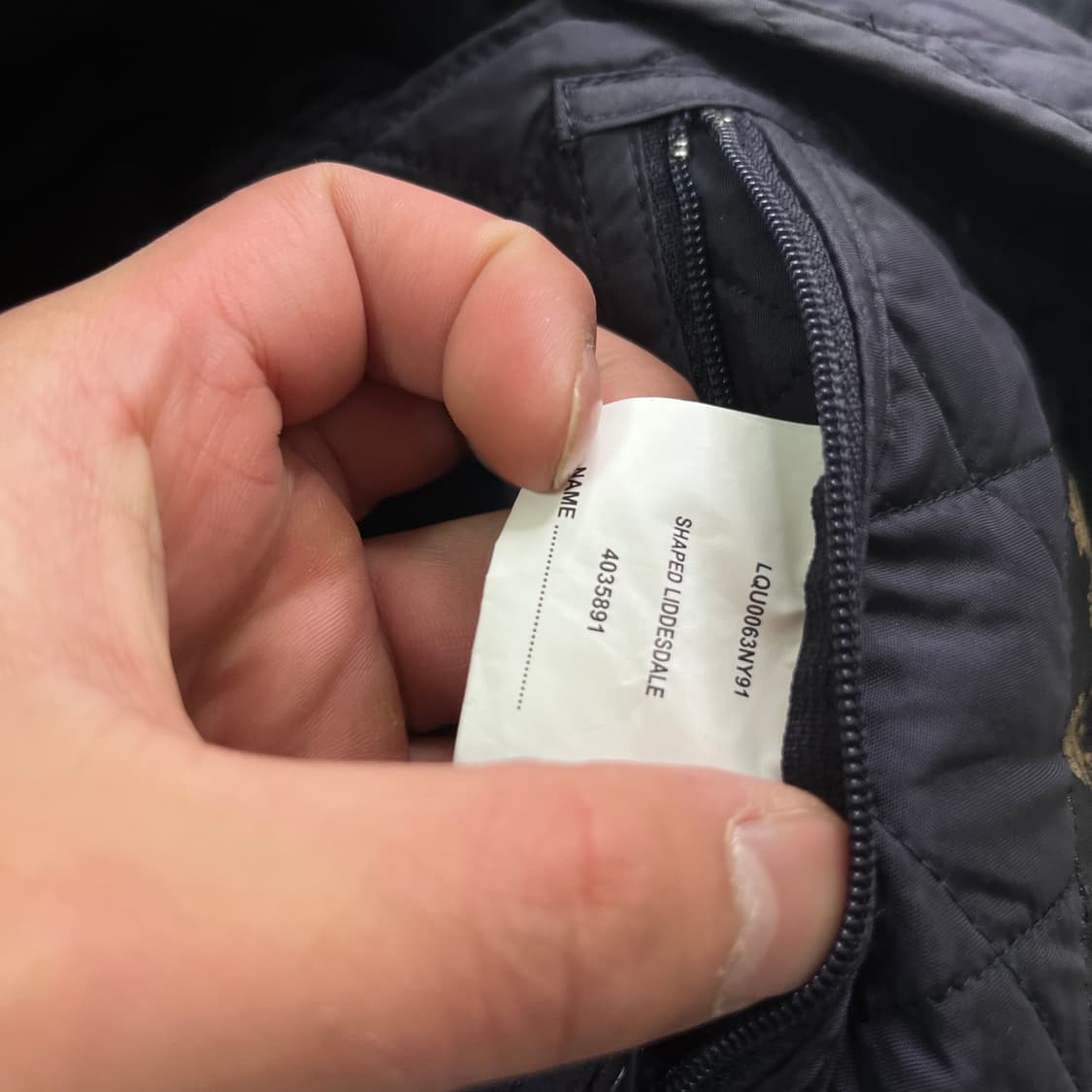 W 95 바버 인터네셔널 퀄팅 자켓 상품이미지5