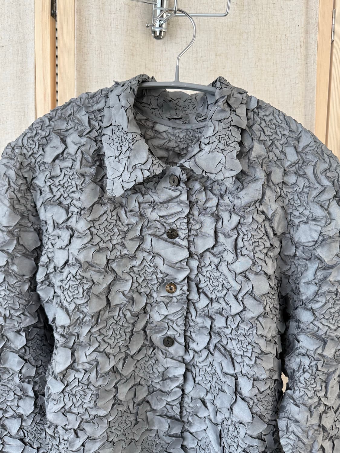 EEFC Collection 플라워 플리츠 셔츠&탑 Set 상품이미지2