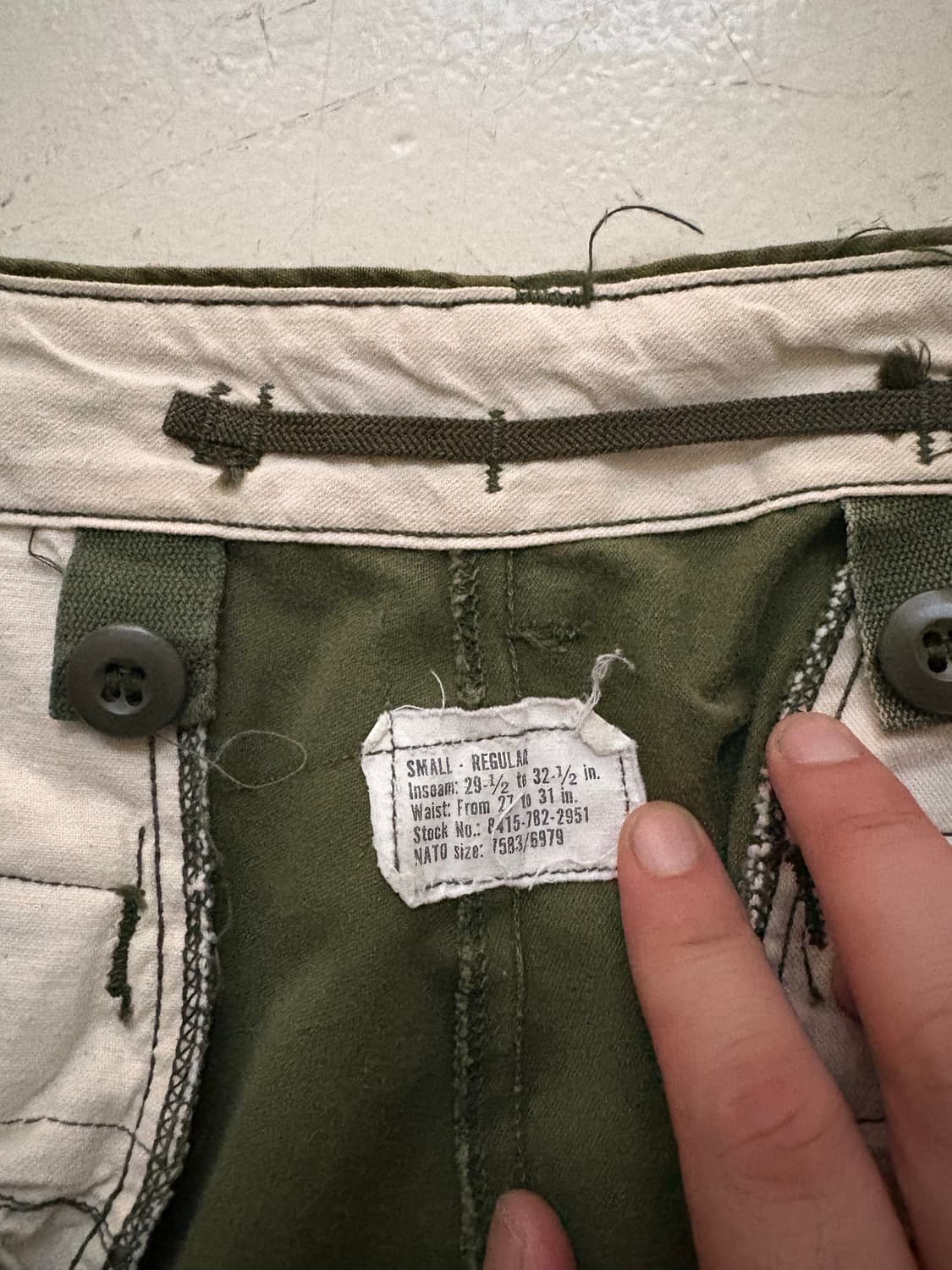 70's U.S Army M-65 Field Pant 상품이미지7