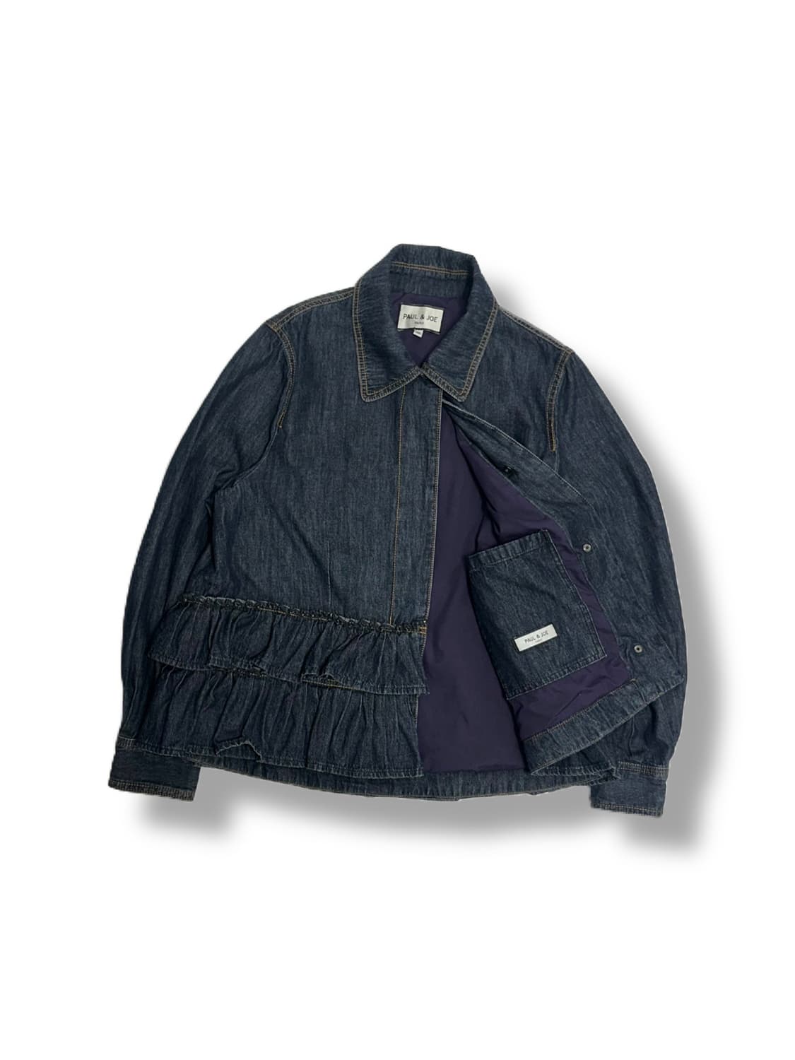 PAUL&JOE 폴앤조 데님 프릴자켓 상품이미지1