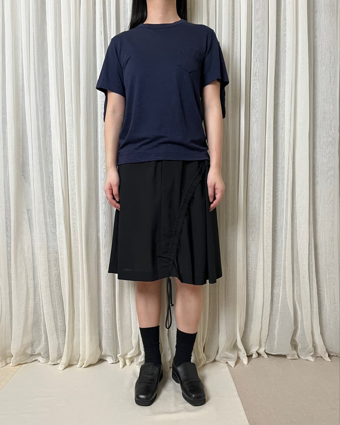 사카이 프린지 티셔츠 sacai luck fringe t shirt 상품이미지6