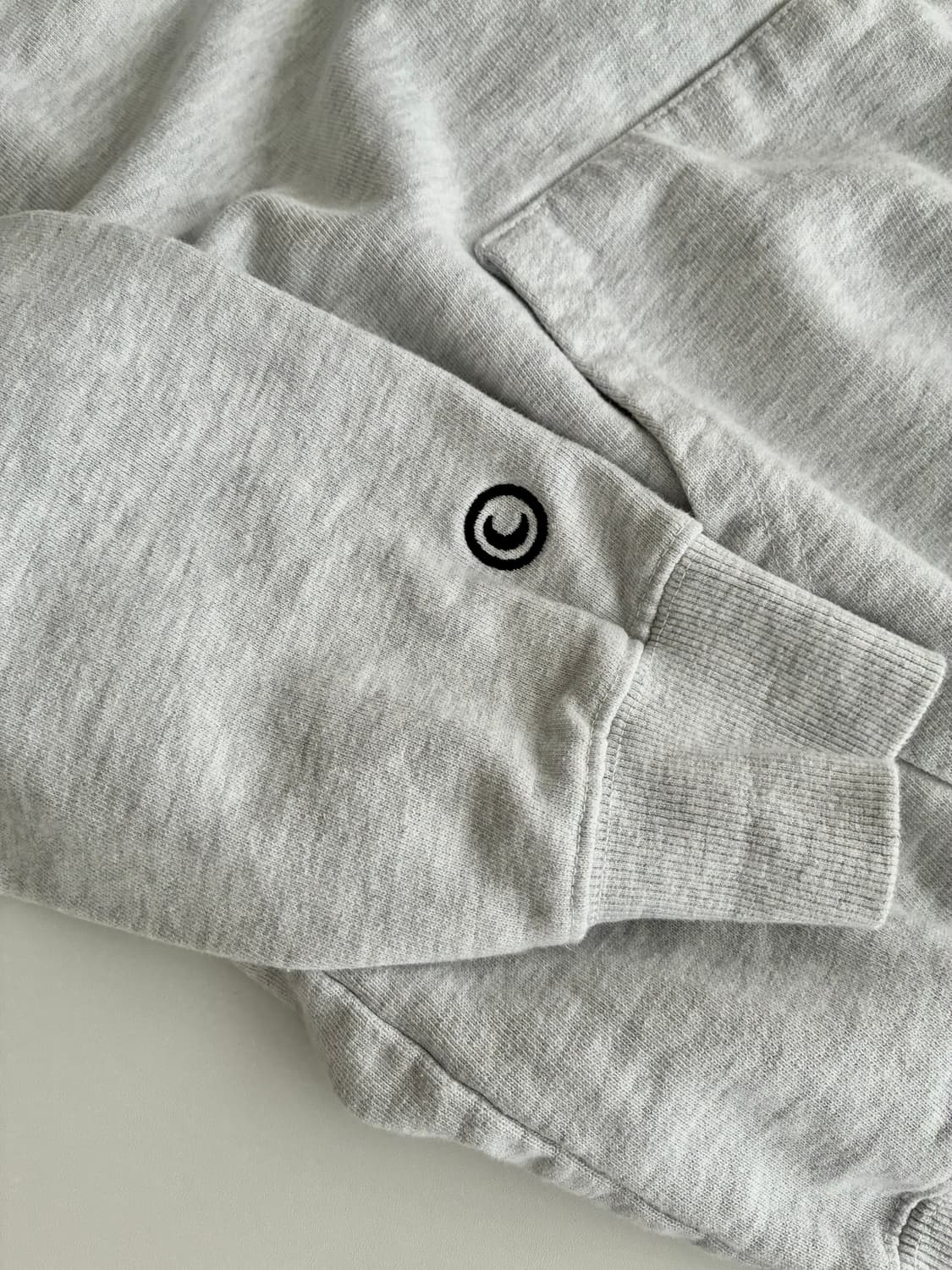 M) 카비시 셀러 로고 후드 라이트 그레이 상품이미지7