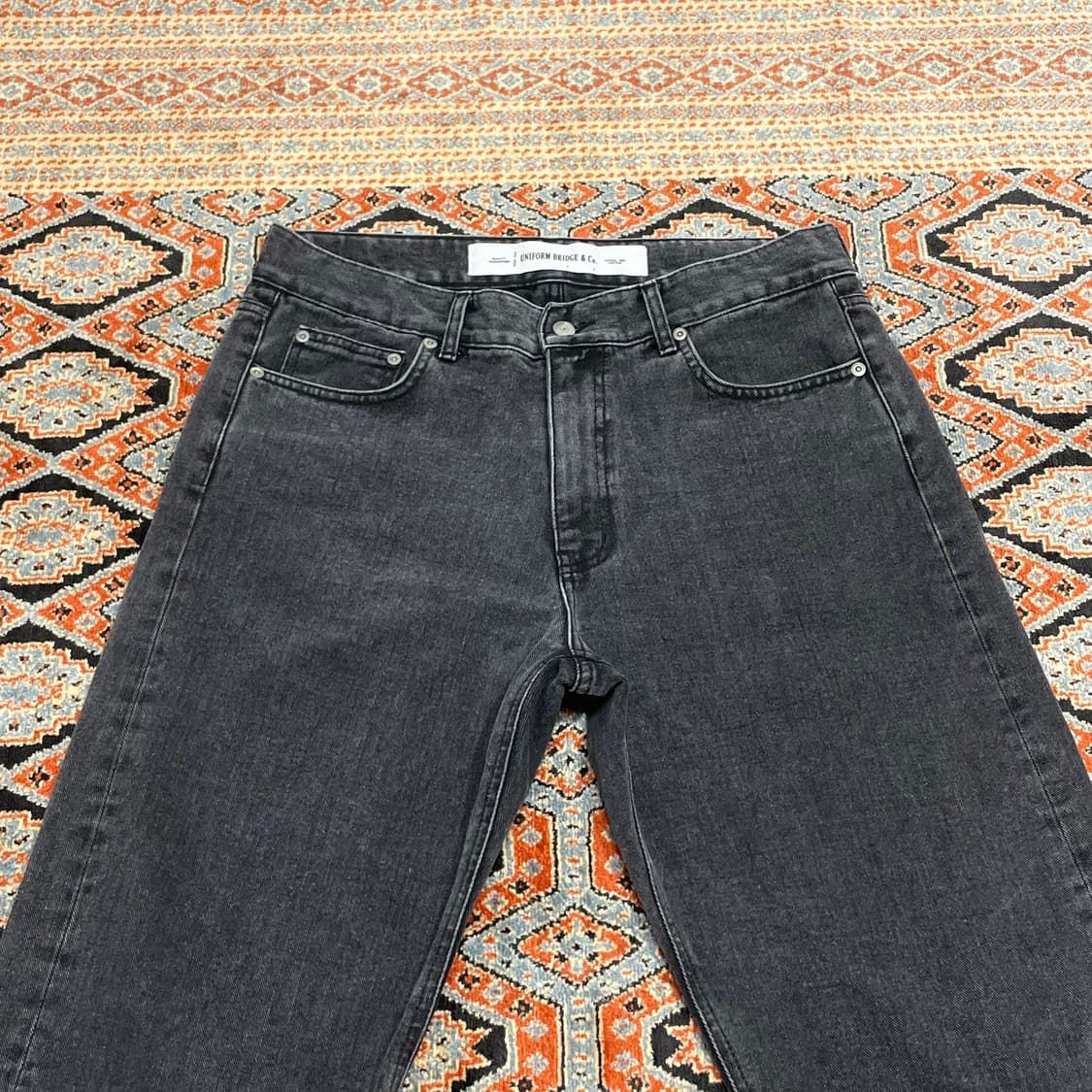유니폼브릿지 흑청 데님 팬츠 남성35 상품이미지2