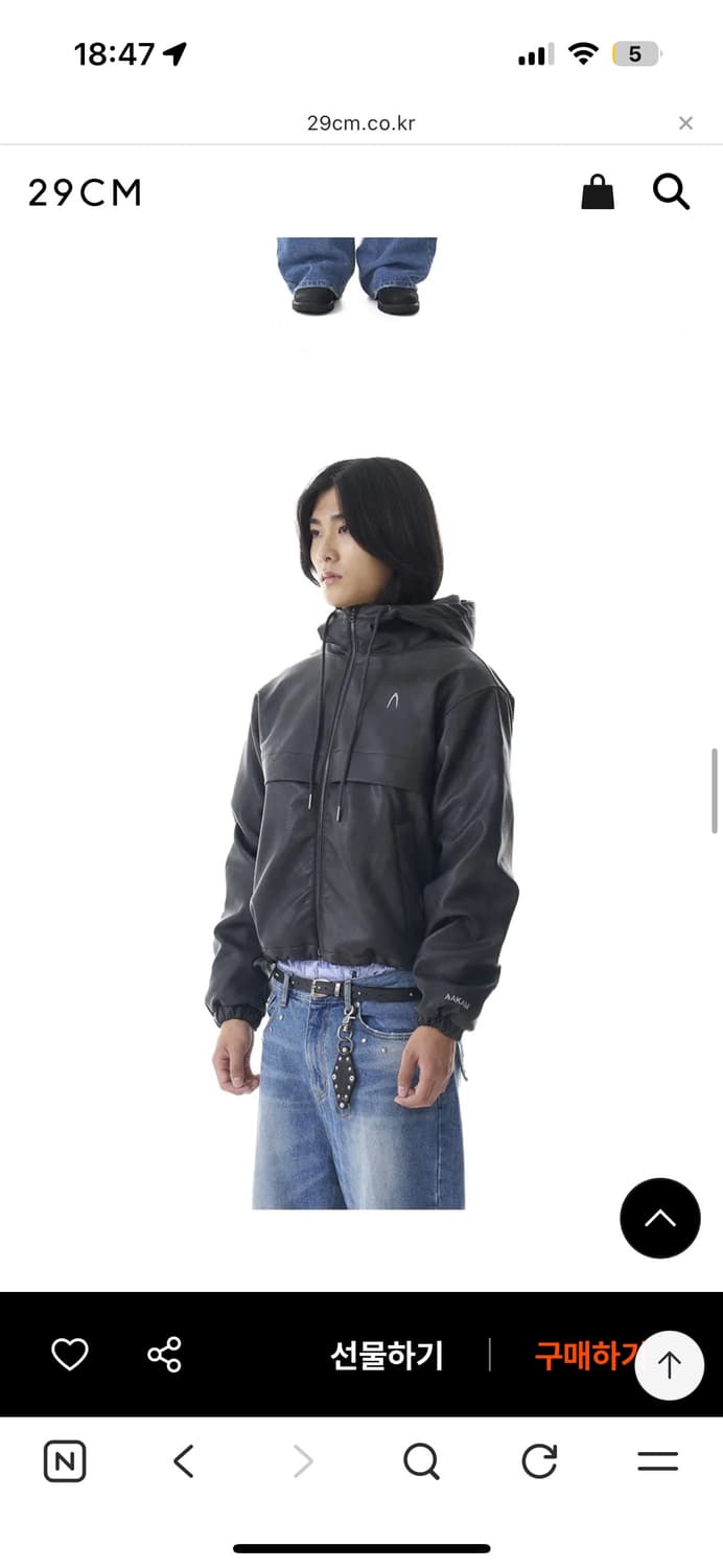 아캄 akam 푸퍼 레더 후드자켓 상품이미지9