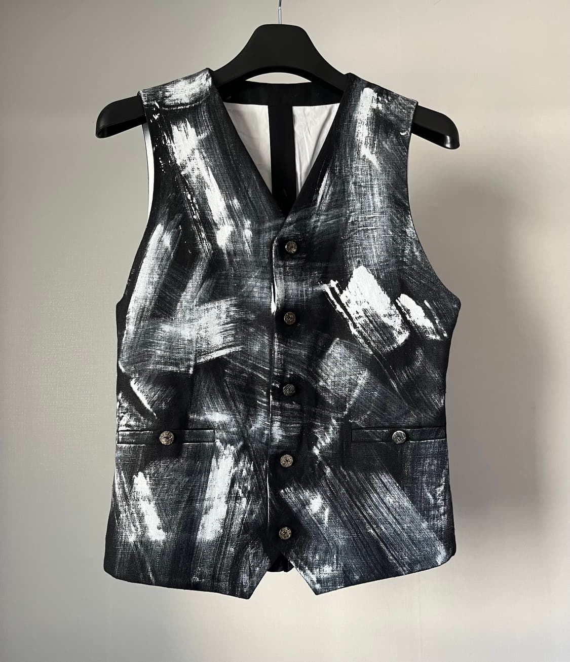 Atelier Aura Hand Painted Linen Vest  상품이미지1